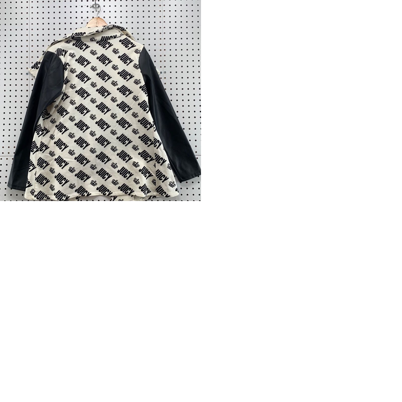 Juicy Couture Juicy Couture Blazer Jacket Womens M All Over Print Long Sleeves AOP Spellout Black Size M / US 6-8 / IT 42-44 - 10 Thumbnail