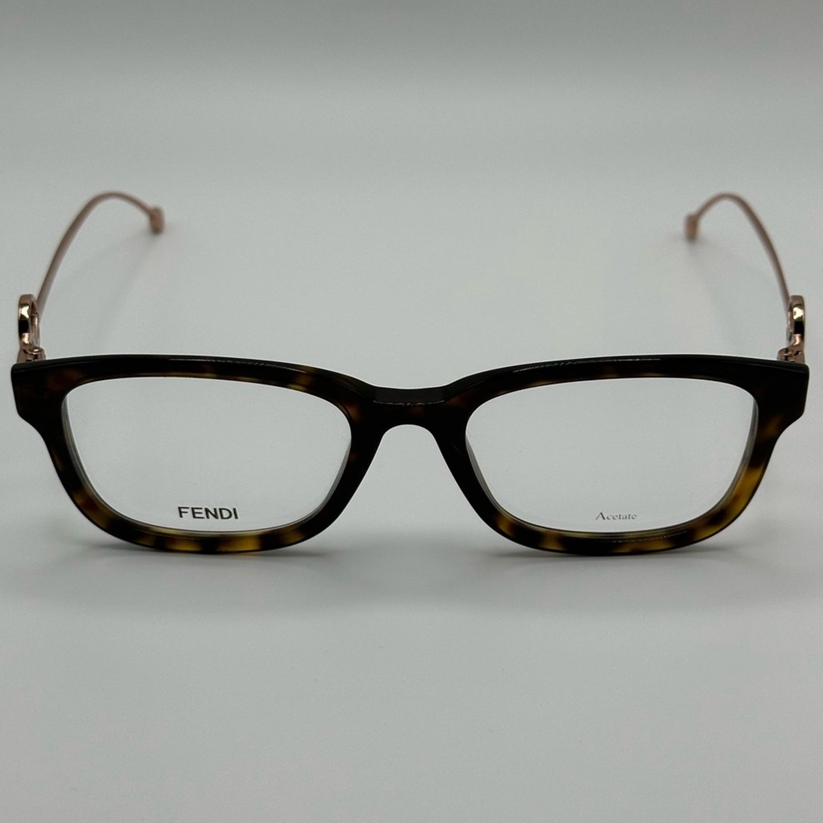 Fendi BRAND NEW FENDI FF0418 02IK 00 Havana Unisex Eyeglasses Size ONE SIZE - 4 Thumbnail