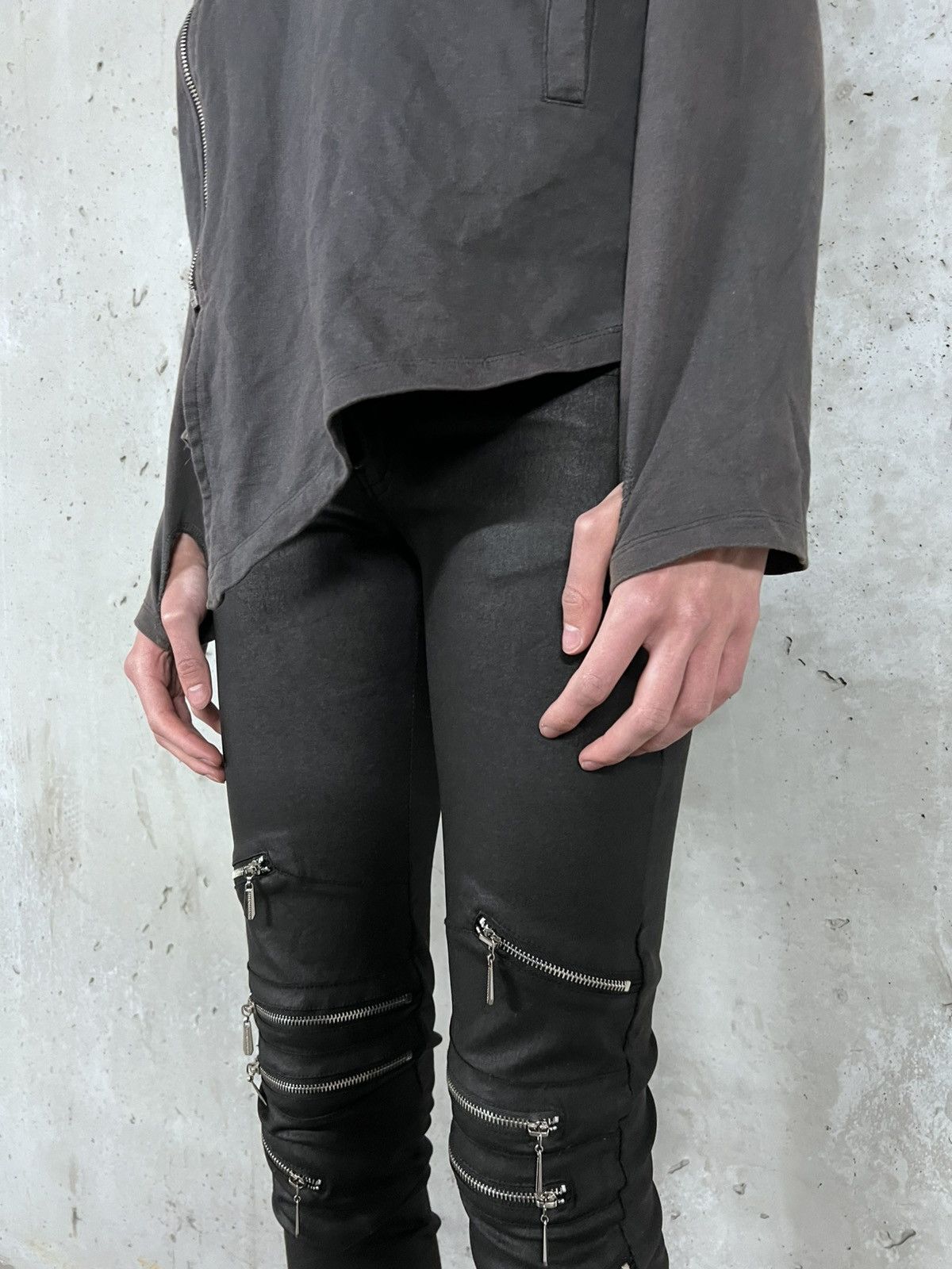 Other Thumb Hole Asymmetrical Zip Hoodie Size S / US 4 / IT 40 - 2 Thumbnail