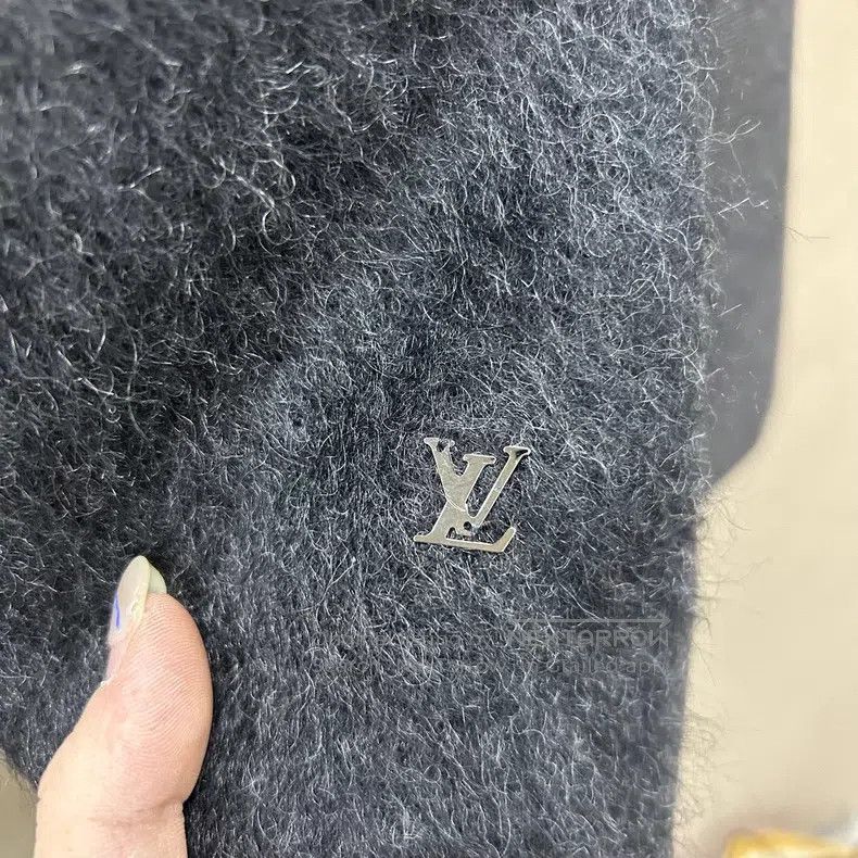Louis Vuitton Patchwork wool knit dress