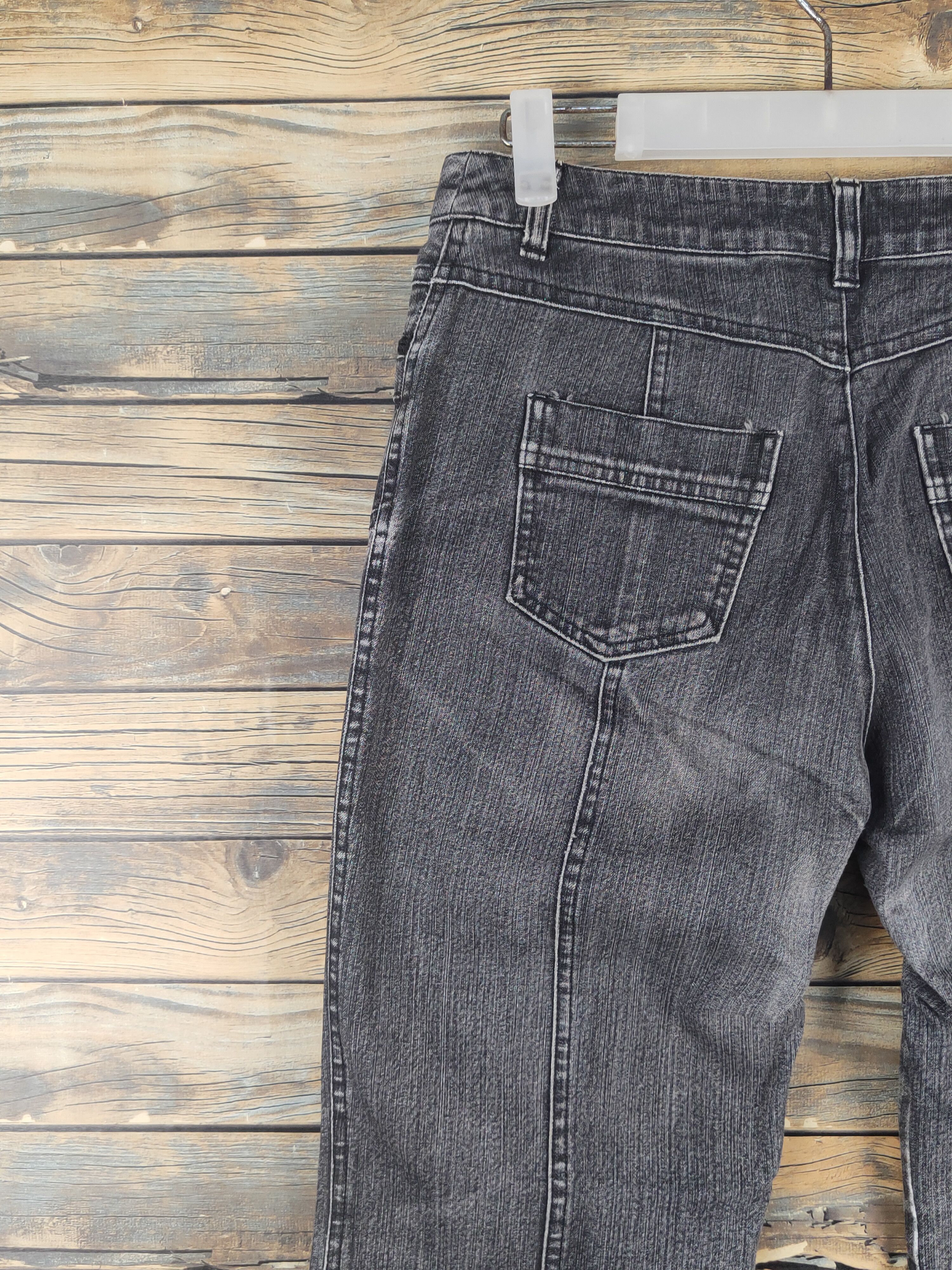 Japanese Brand Green Eye Black Distressed Ripped denim Jeans #W1607 Size 27" / US 4 / IT 40 - 9 Thumbnail
