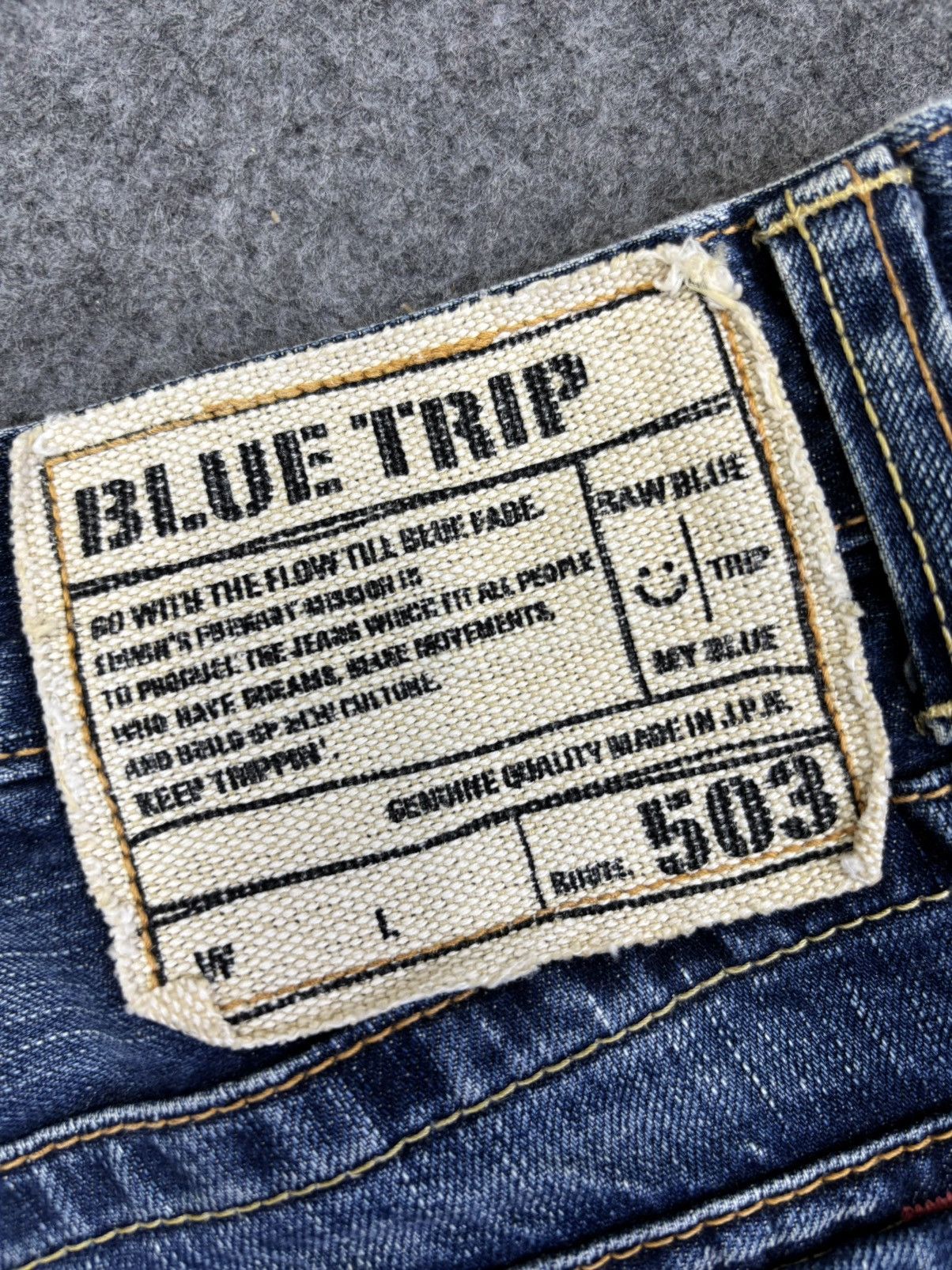 Edwin 💥Low Rize Flare💥Edwin 503 Raw Blue Sick Fades Denim F900 Size US 30 / EU 46 - 13 Thumbnail