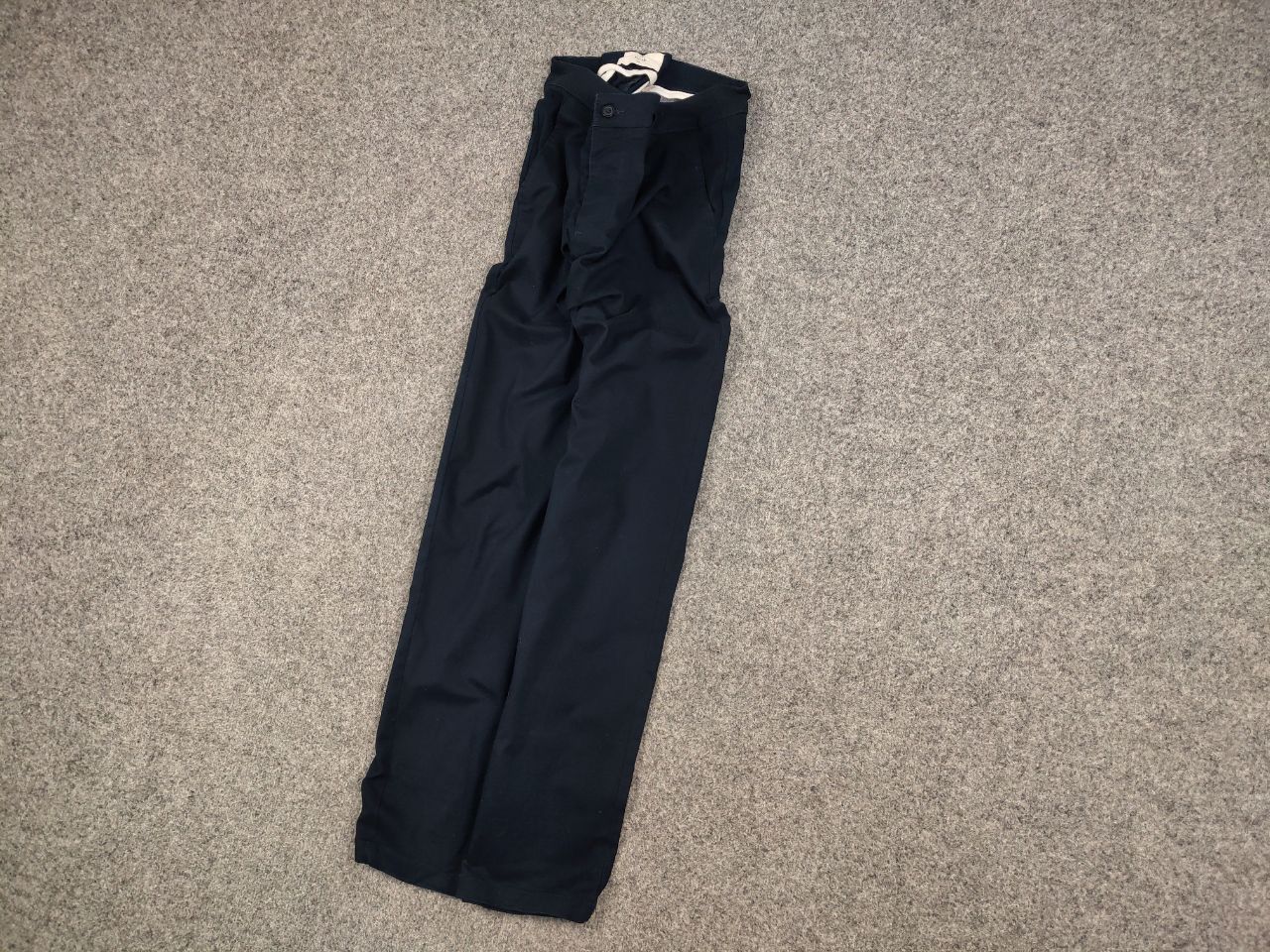 Folk Folk Design Classic Navy Blue Cotton Trouser Pants Size US 34 / EU 50 - 3 Thumbnail
