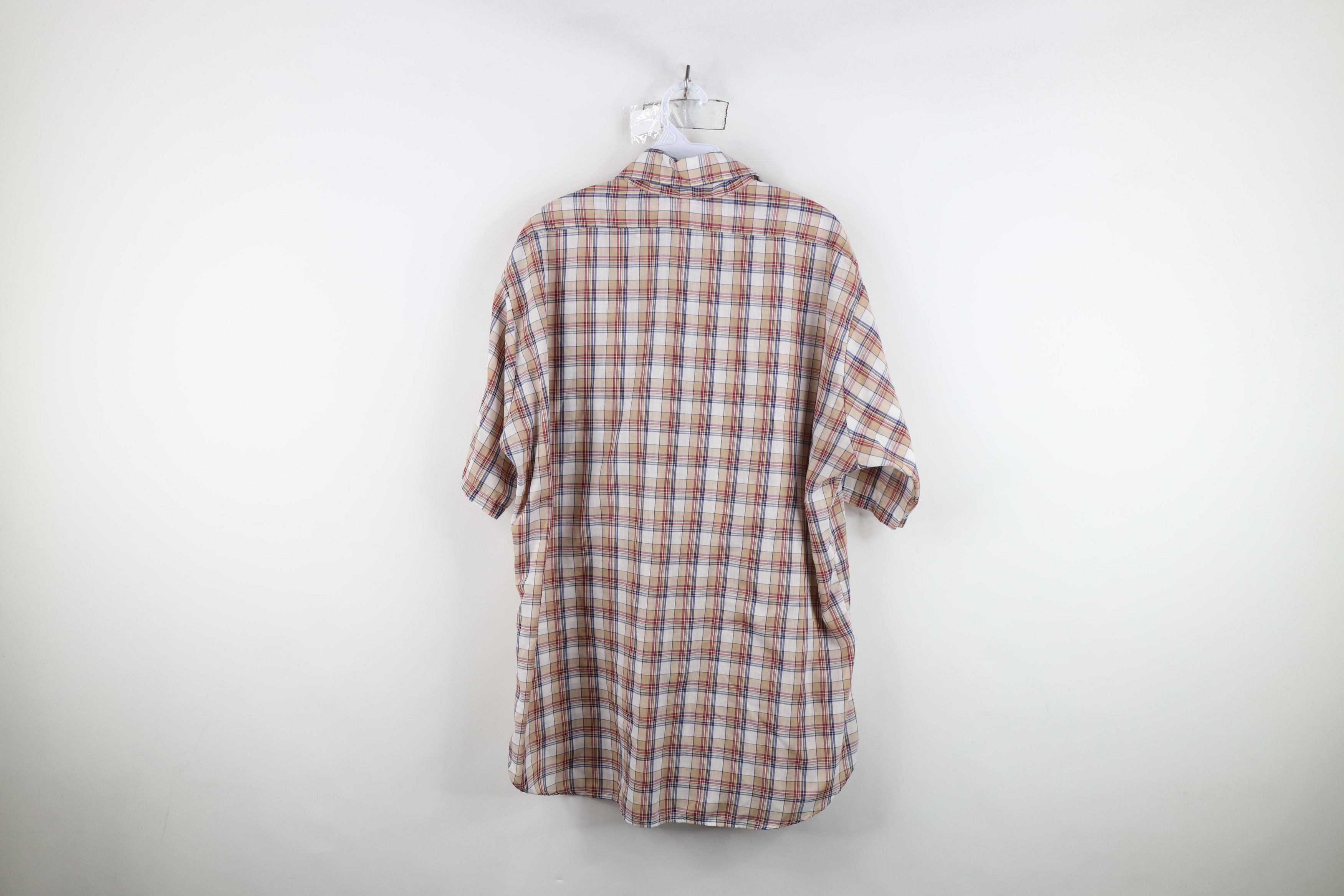 Levi's Vintage 70s Levis Short Sleeve Collared Button Shirt USA Size US XL / EU 56 / 4 - 12 Thumbnail