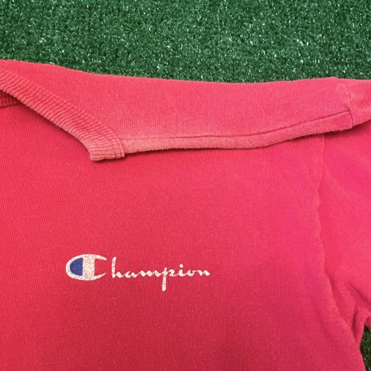 Champion VINTAGE Champion Classic Logo Spell Out VTG Shirt Mens Size L Red 80s USA Made Logo 1980s Mens Size US L / EU 52-54 / 3 - 3 Thumbnail