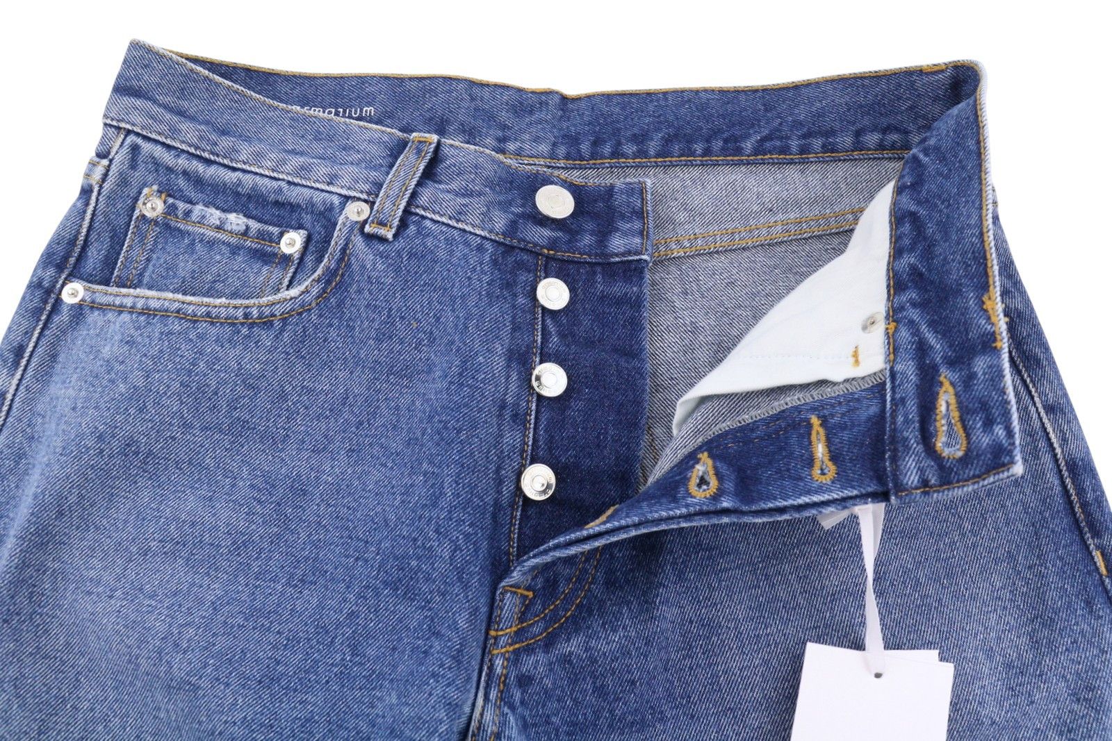 Other DILETTA 42 Blue Washed Relaxed Twisted Seam 87825 Size 32" / US 10 / IT 46 - 5 Thumbnail