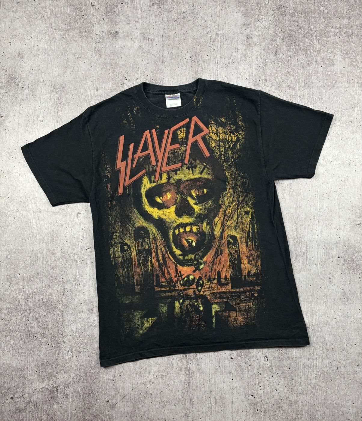 Slayer Slayer 90s vintage big logo t shirt size M Size US M / EU 48-50 / 2 - 1 Thumbnail