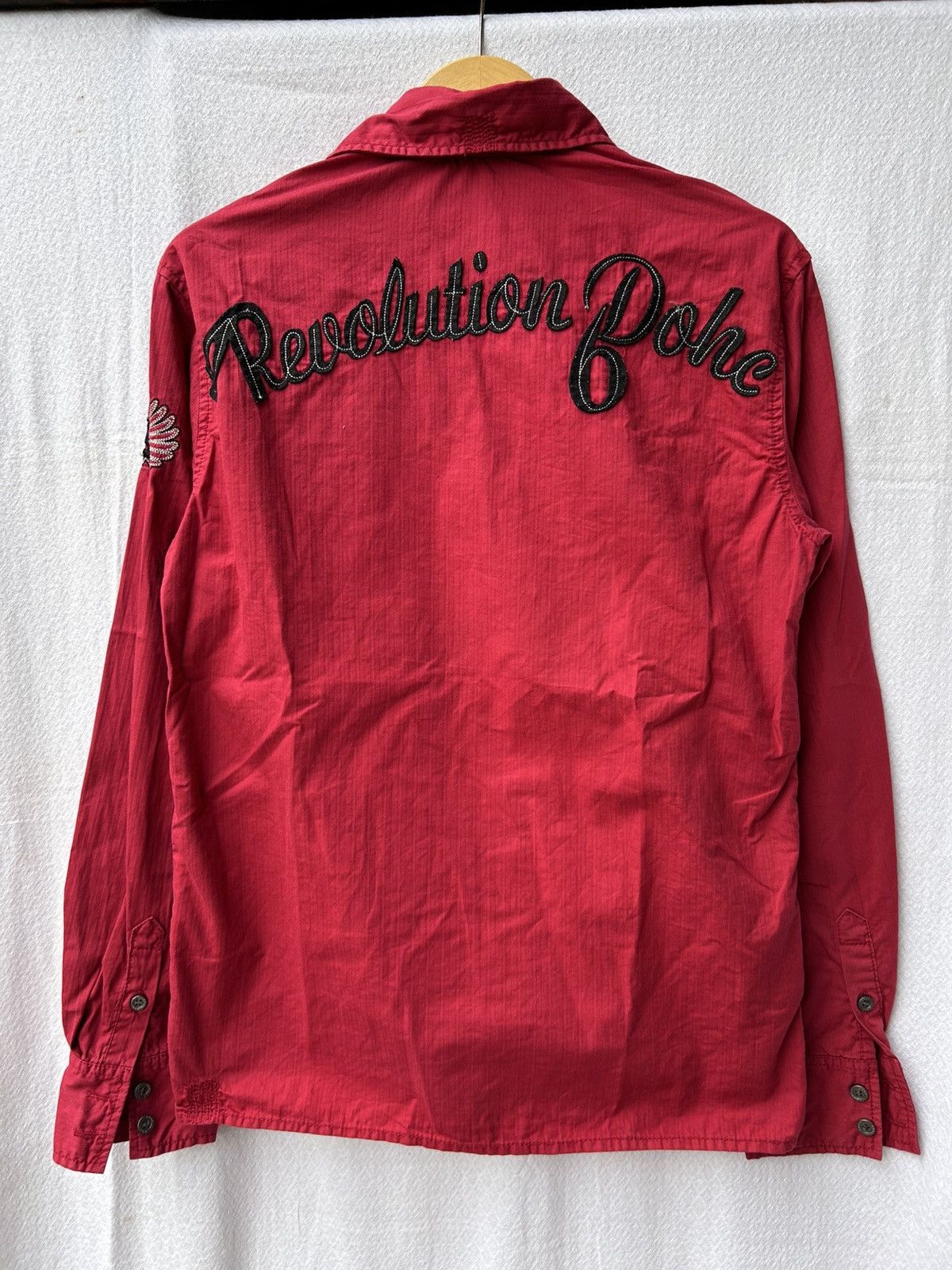 Japanese Brand Dohc revolution japanese double pocket style longsleeve Size US M / EU 48-50 / 2 - 2 Thumbnail