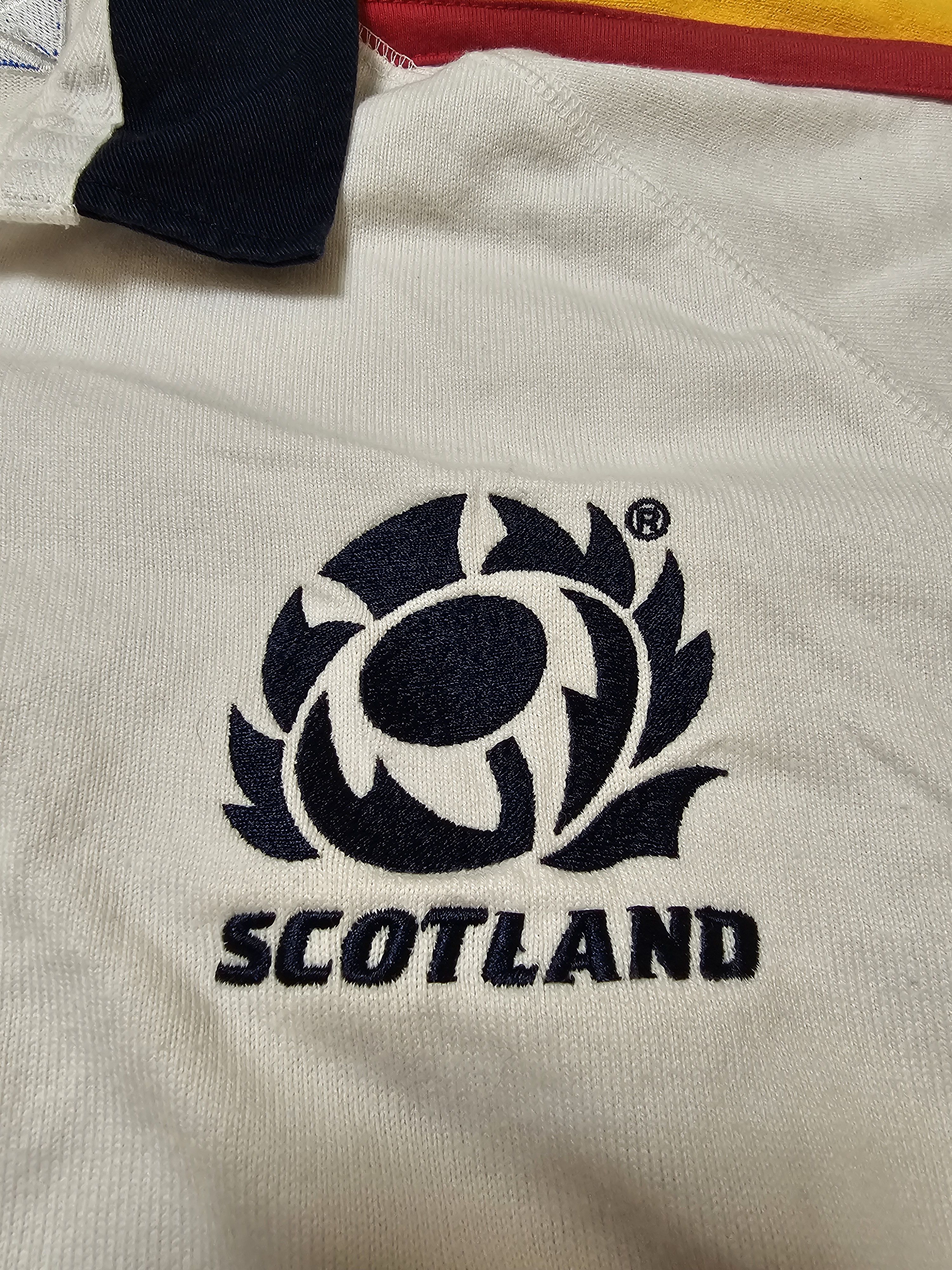 All Sport × Canterbury of New Zealand × Vintage SCOTLAND VINTAGE RUGBY SHIRT 2005 2006 AWAY RUGBY SHIRT Size US M / EU 48-50 / 2 - 4 Thumbnail