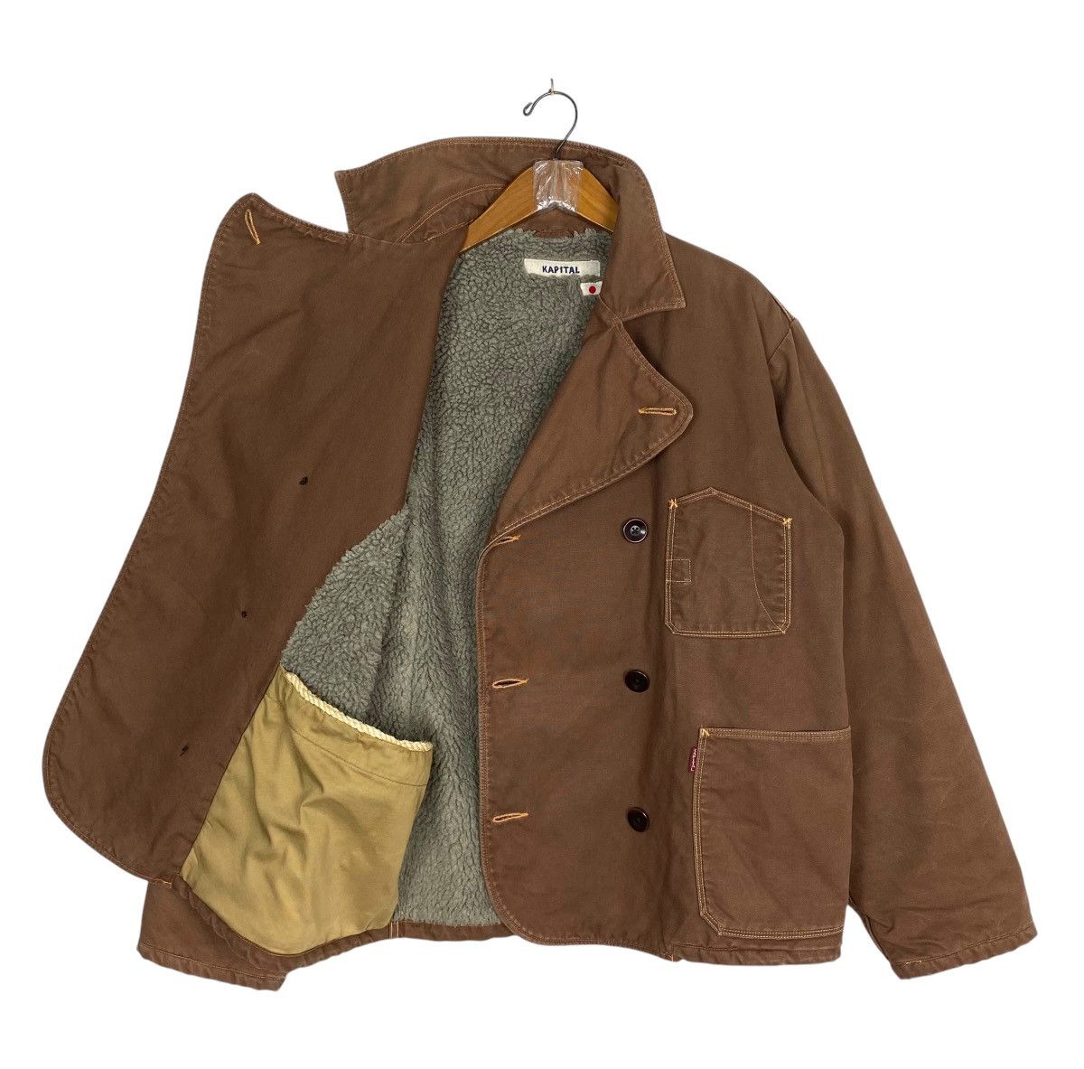 Kapital Rare‼️ Kapital Double Breasted Workwear Chore Jacket Japan Size US L / EU 52-54 / 3 - 5 Thumbnail