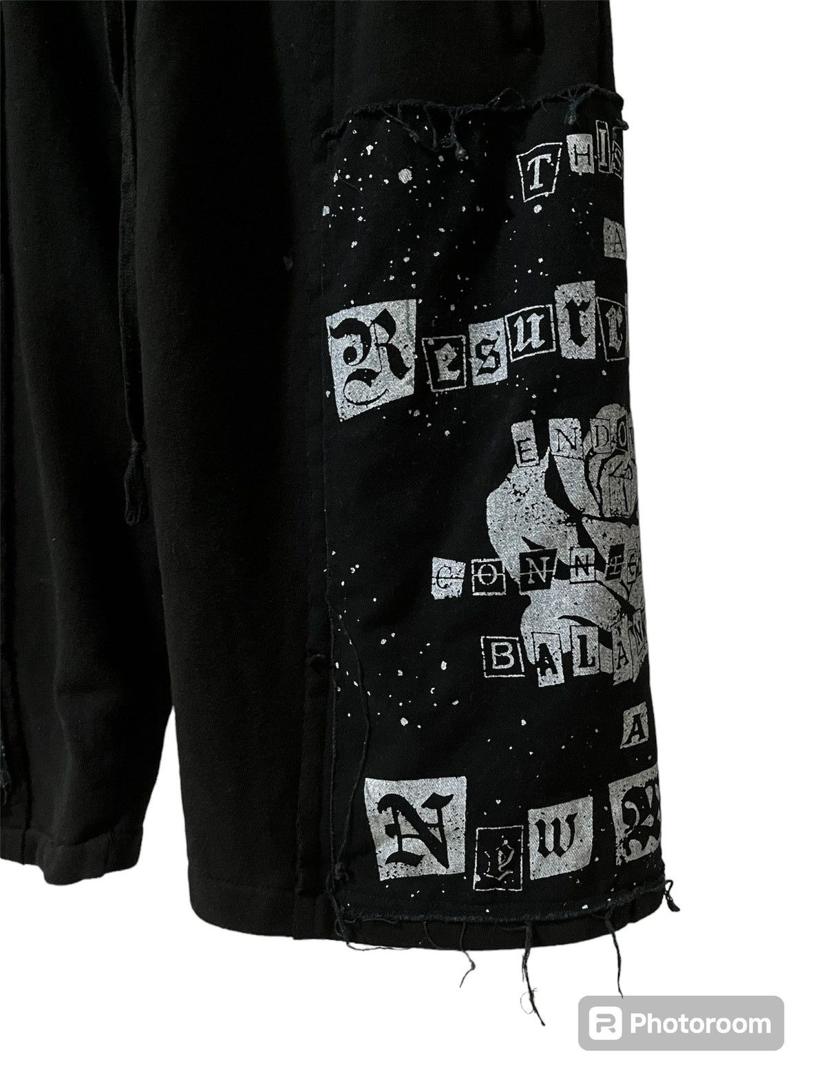 KMRii Danke Schon Drop Crotch Sweat Short Pants Size US 36 / EU 52 - 7 Thumbnail