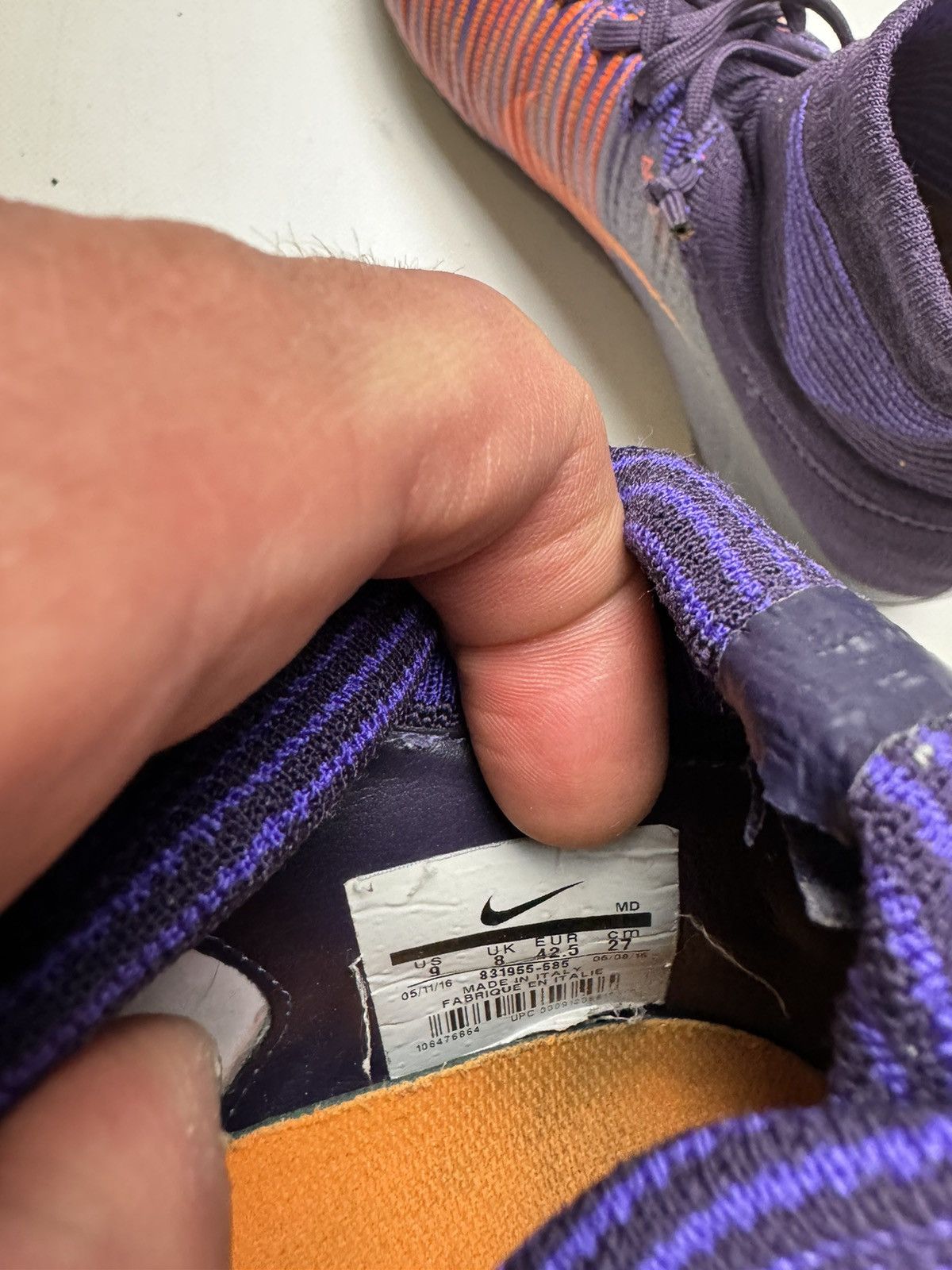 Nike × Vintage Rare vintage Nike mercurial superfly boots soccer Size US 9 / EU 42 - 8 Thumbnail