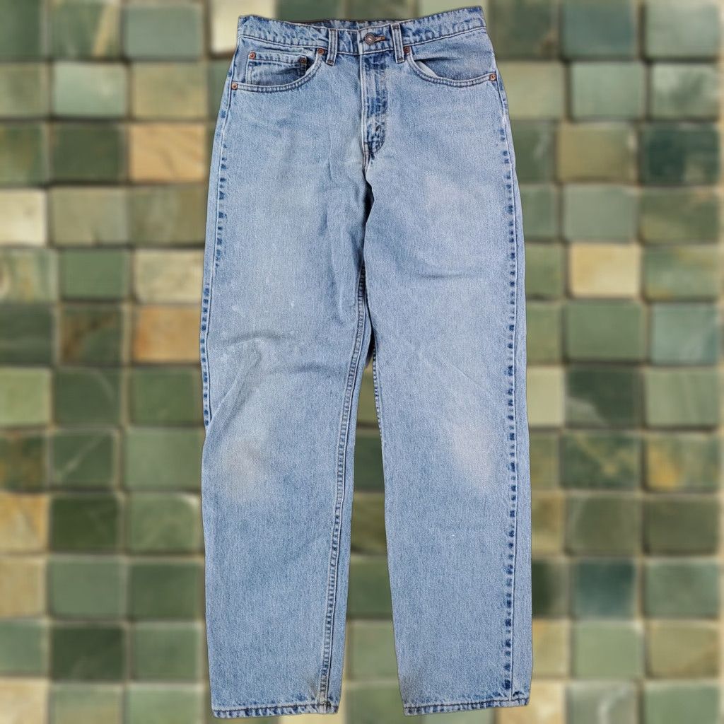 Levi's VINTAGE Levi's 550 VTG 90s Jeans Blue Zip Fly Mens 31 x 34 (31 x 33 Actual) Size US 31 - 1 Thumbnail