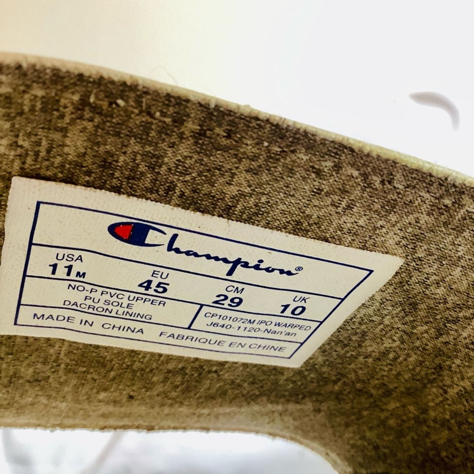 Champion Champion Men's IPO Warped Slide Size US 11 / EU 44 - 7 Thumbnail