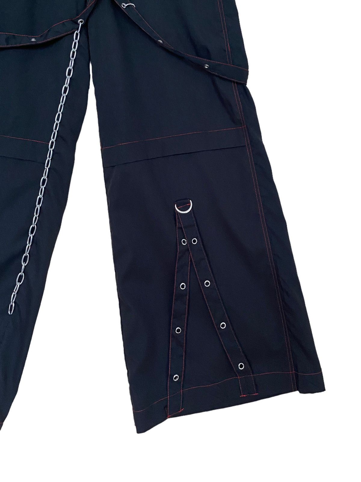 Japanese Brand Vintage Japanese Brand Bondage Baggy Pants 2000s Size US 26 / EU 42 - 7 Thumbnail