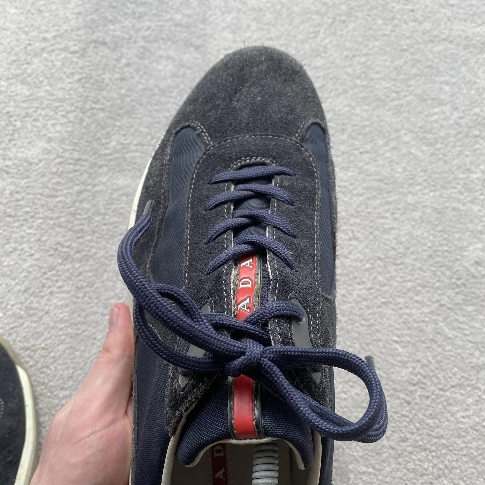 Prada Prada Navy America Cups Trainers Size UK8.5 Size US 9.5 / EU 42-43 - 8 Thumbnail