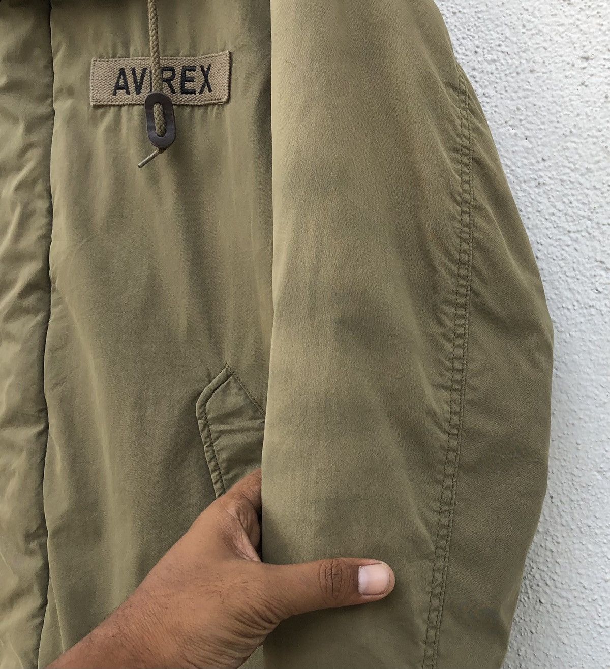 Avirex Avirex Mod Coat with Hood Military Style and Fur Padding Size US L / EU 52-54 / 3 - 10 Thumbnail