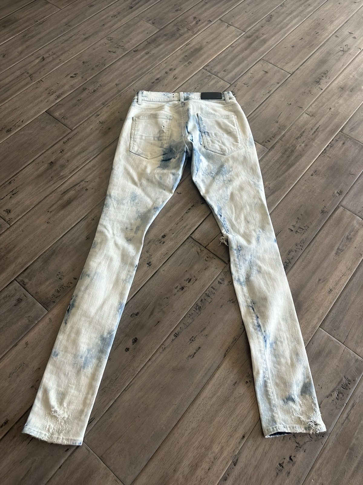 Amiri Trashed Cloud Indigo Jeans Amiri Sz 32 Size US 32 / EU 48 - 8 Thumbnail