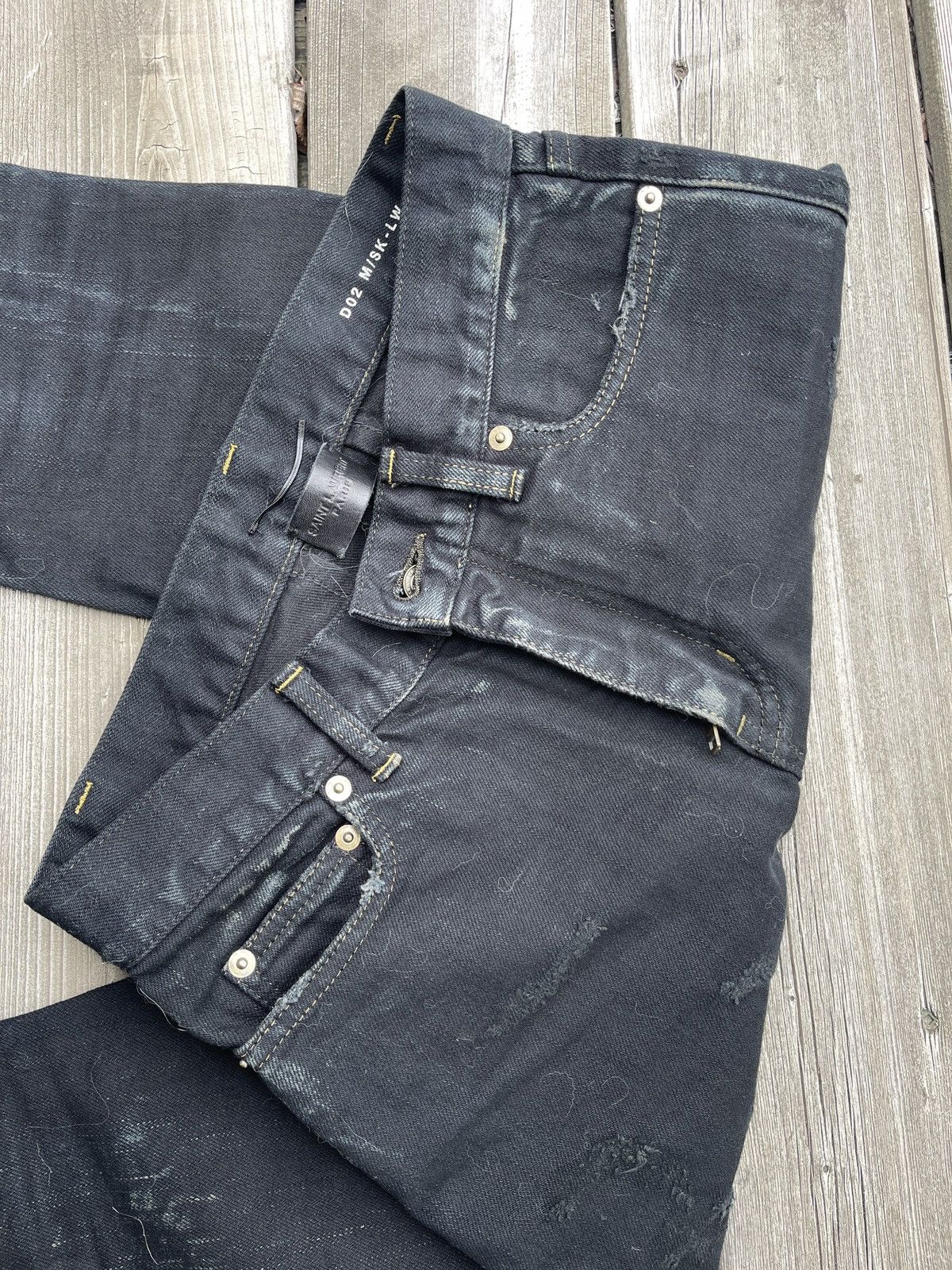 Hedi Slimane collectable slp d02 jeans 26 28 hedi saint laurent denim Size US 26 / EU 42 - 3 Thumbnail