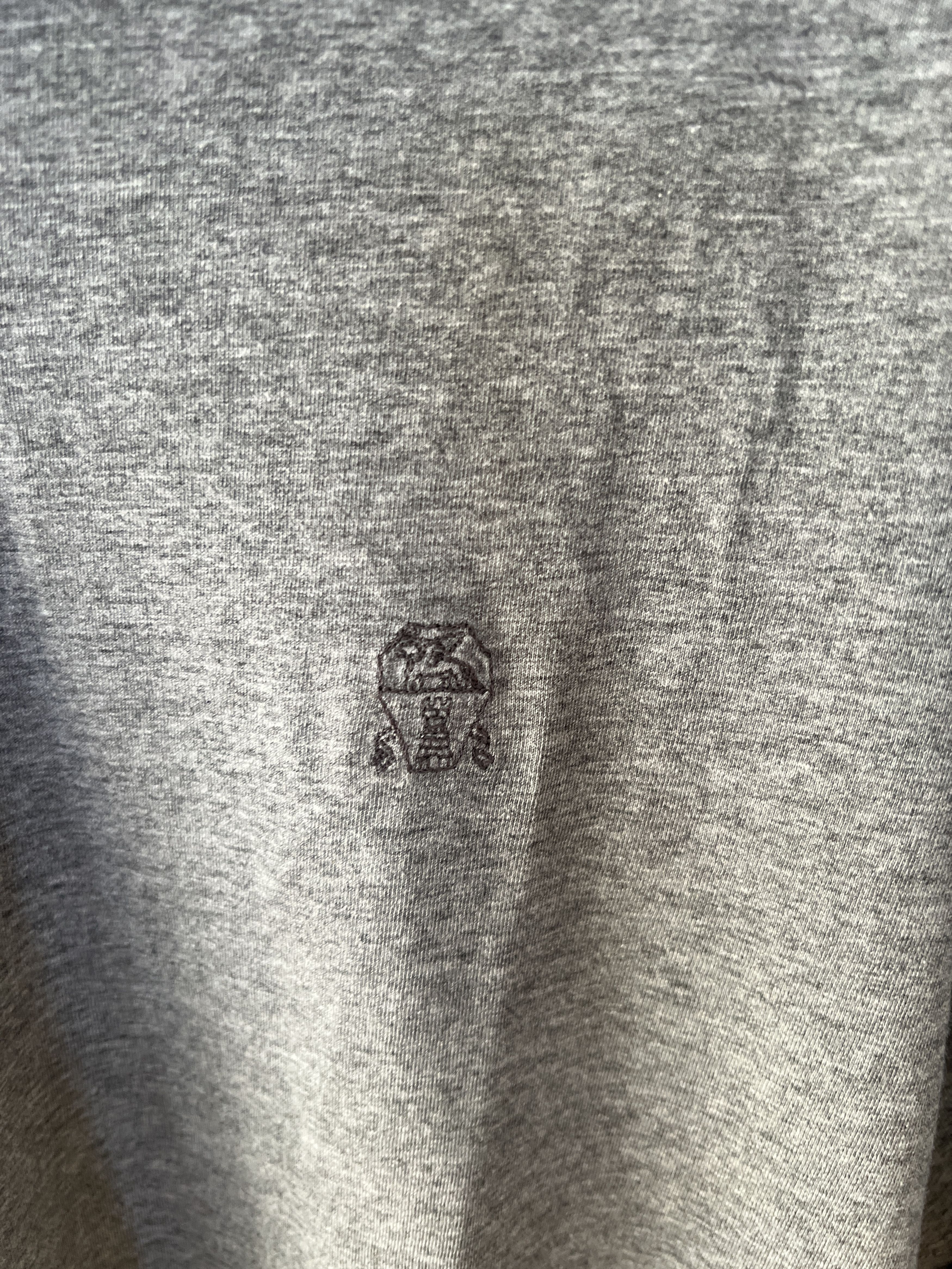 Brunello Cucinelli Brunello Cucinelli Gray Polo Size US M / EU 48-50 / 2 - 3 Thumbnail