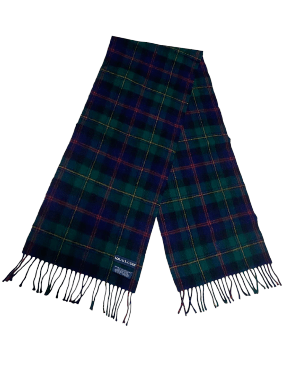 Ralph Lauren Ralph Lauren Lambswool Scarf 60x11" – Made in Scotland Size ONE SIZE - 2 Thumbnail