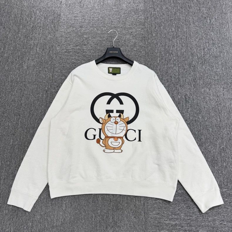 Gucci Gucci Doraemon Embroidered Sweatshirt Size US L / EU 52-54 / 3 - 1 Thumbnail