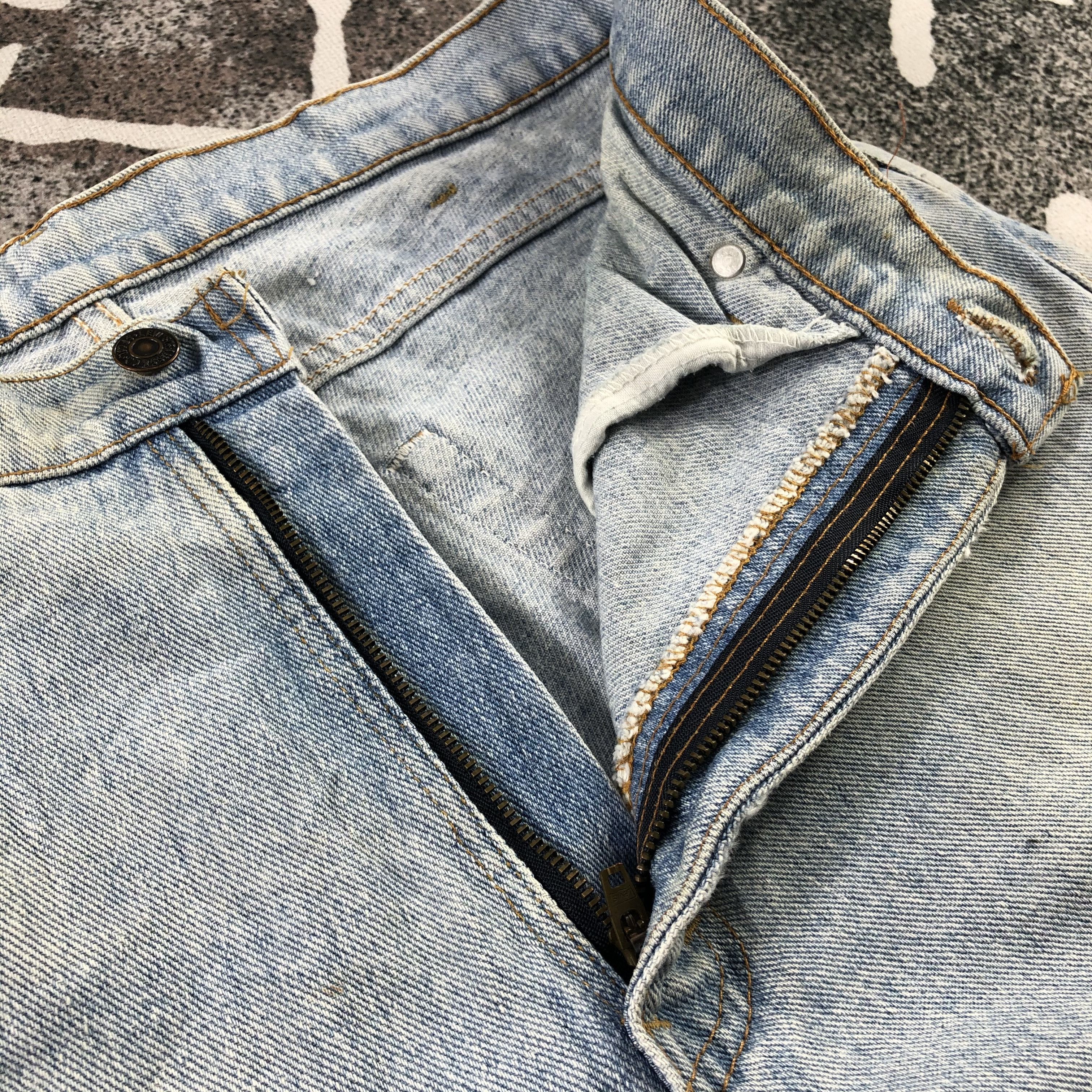 Levi's Vintage 90s Levis 540 Jeans Dirty Wash Denim KJ1368 Size US 33 - 9 Thumbnail