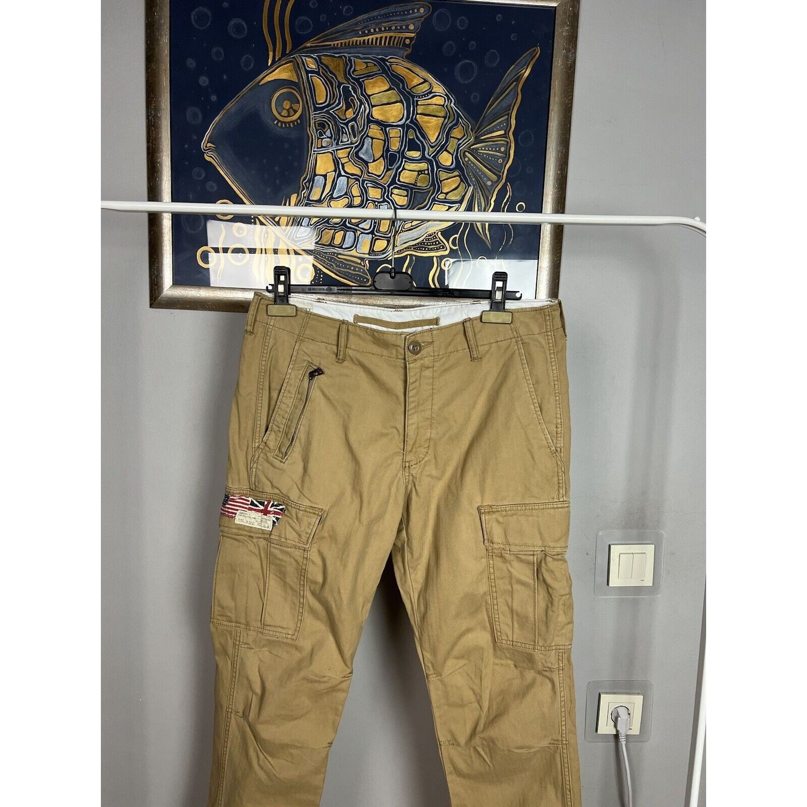 Denim & Supply Ralph Lauren Ralph Lauren Denim&Supply US Flag Beige Cargo Multipocket Pa Size US 32 / EU 48 - 4 Thumbnail
