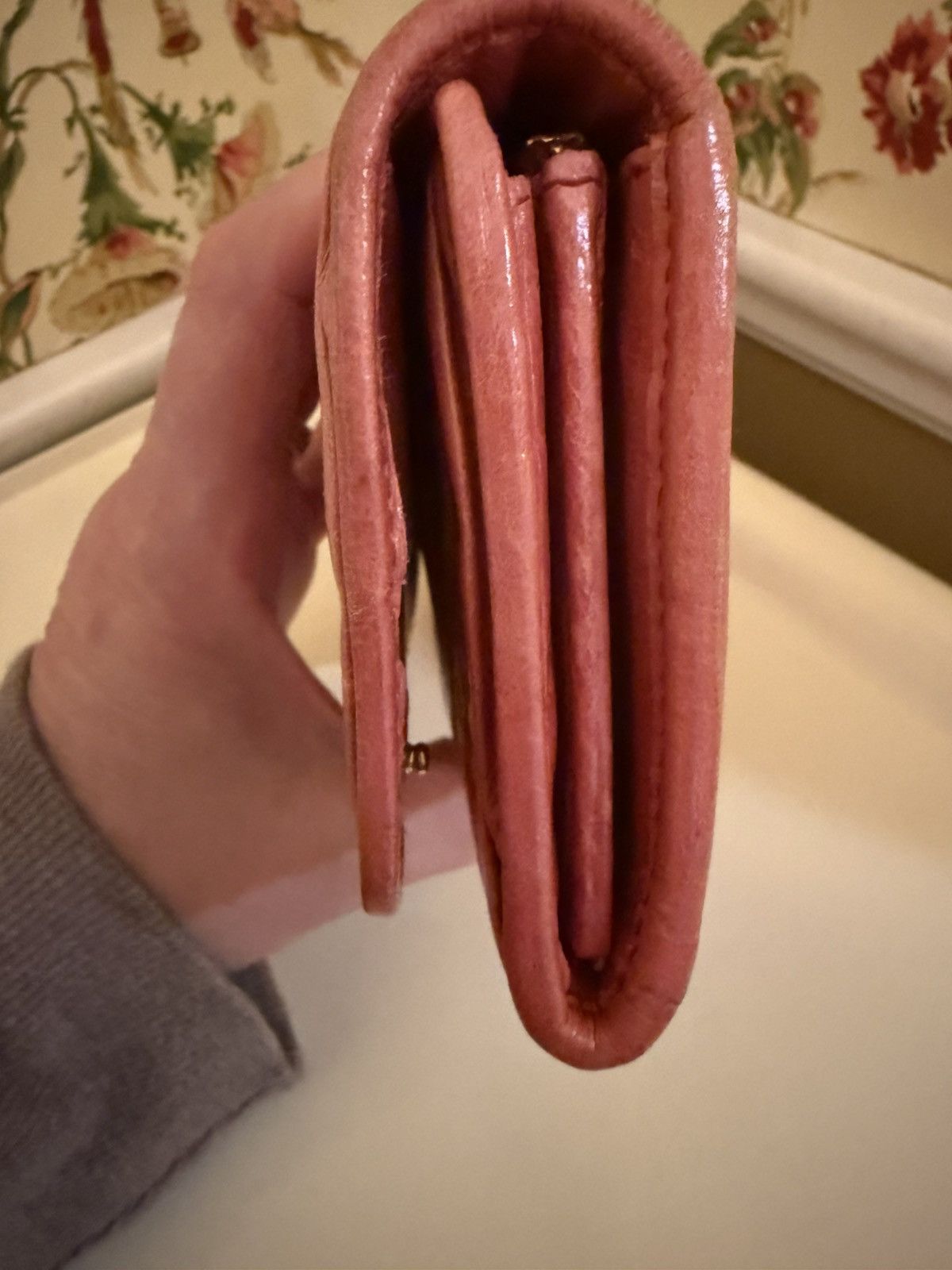 Other Pink Mui Mui Matelasse Leather Wallet Size ONE SIZE - 5 Thumbnail