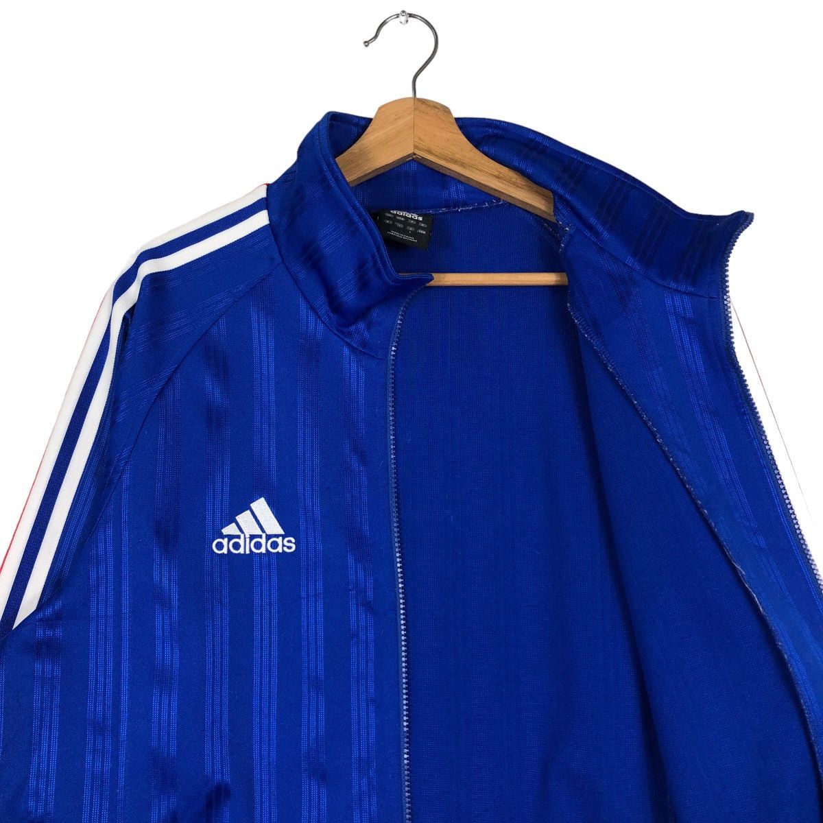 Adidas 🔥Vintage Running Jacket Adidas Big Logo Size US L / EU 52-54 / 3 - 12 Thumbnail