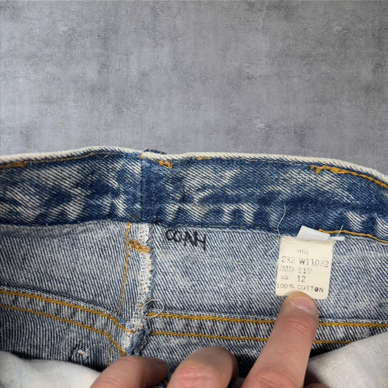 Vintage 1980s High-Waisted Acid Wash Jeans Size 26" / US 2 / IT 38 - 5 Thumbnail