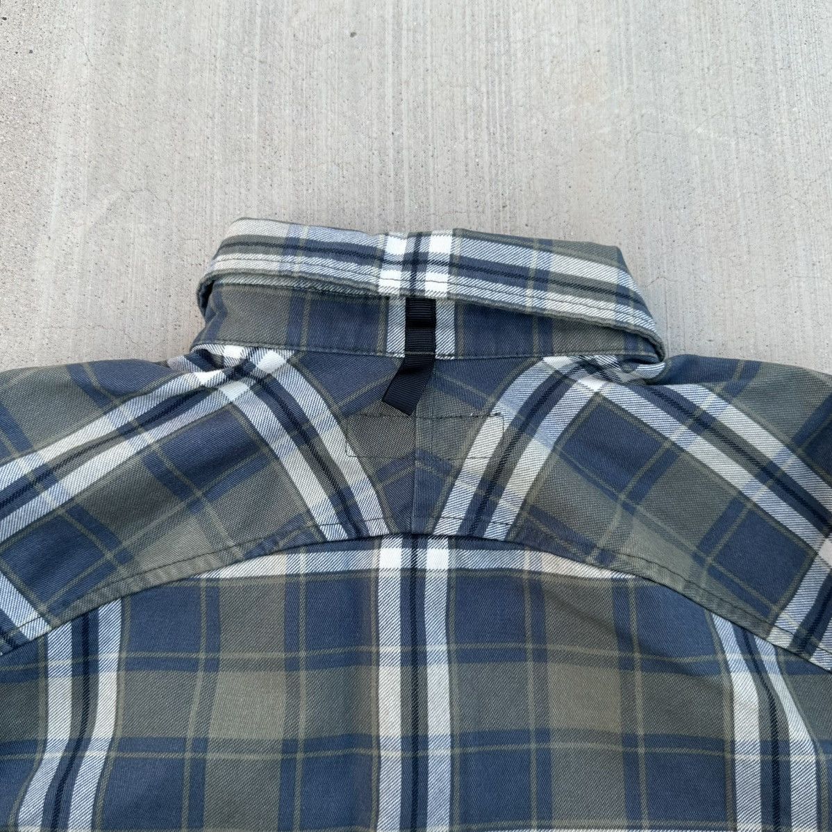Rag & Bone Rag & Bone Engineered Plaid Snap Up Shirt Green/Blue Small Size US S / EU 44-46 / 1 - 6 Thumbnail