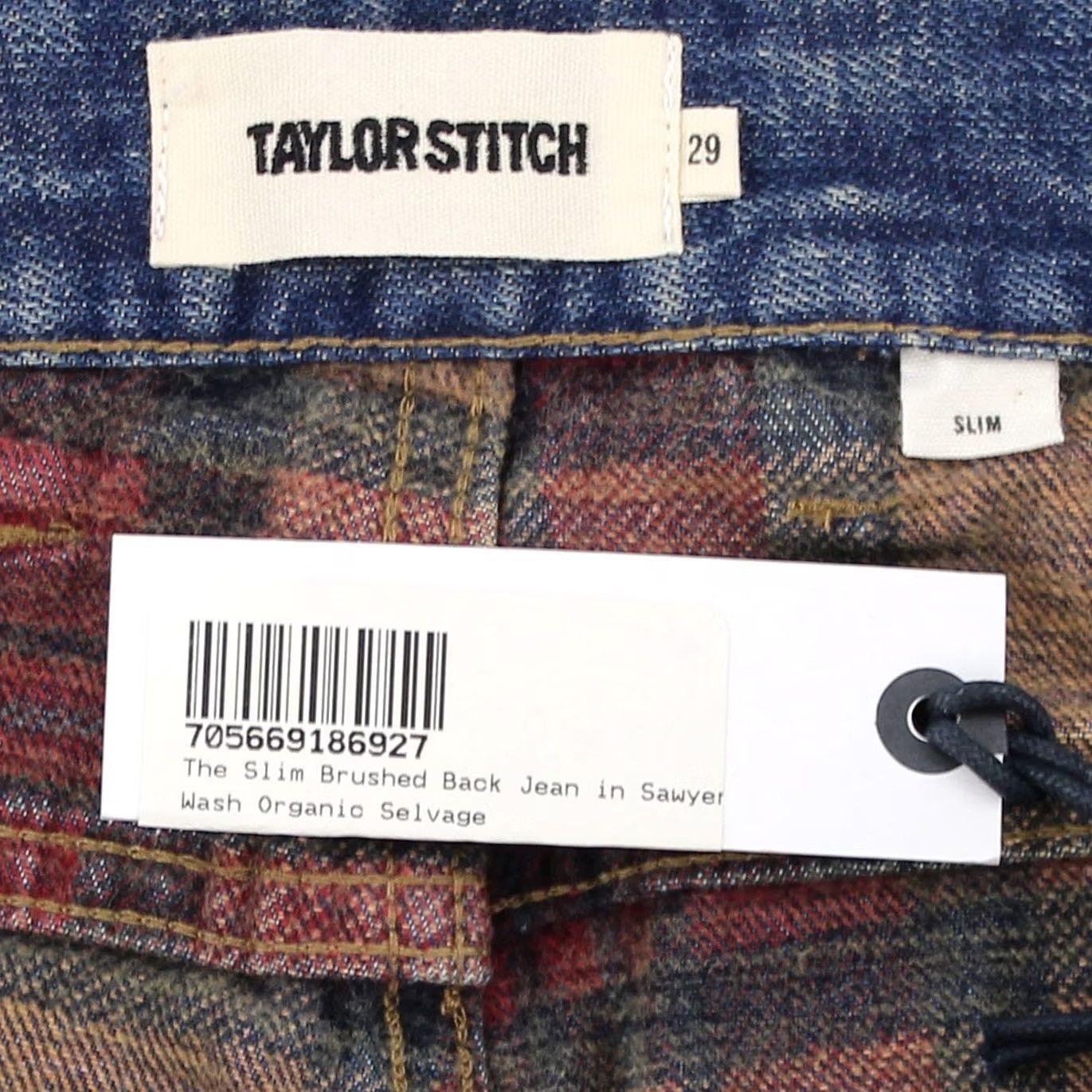 Taylor Stitch Taylor Stitch Jeans Sawyer Wash Slim 29 Mens Regular 5-Pocket Denim Selvage Brushed Back Mid Rise Button Fly Leather? No? Sawyer Wash. Sorry. Size US 29 - 4 Thumbnail