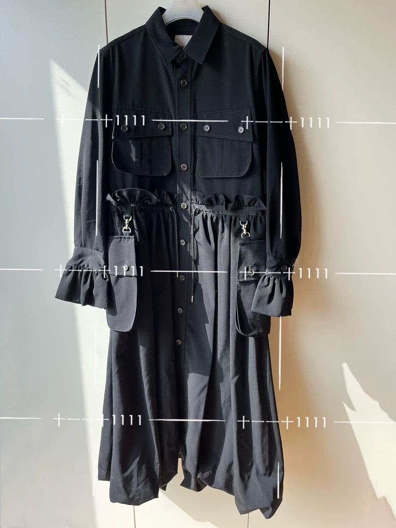 Comme des Garcons Comme Des Garcons Wool Dress Coat Windbreaker Coat Size S / US 4 / IT 40 - 1 Thumbnail