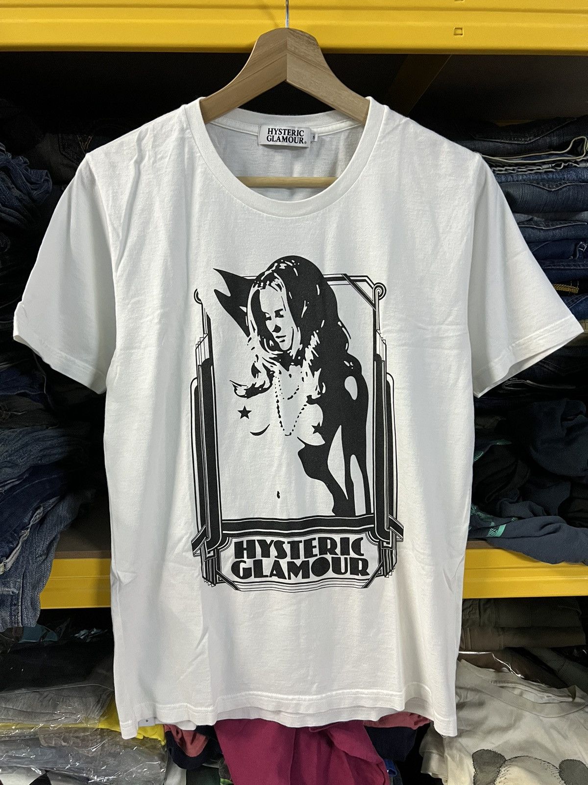 トップス vintage hysterics nude girl glitter tee Vintage Hysteric Glamour Tee Vintage Hysteric Glamour Naked