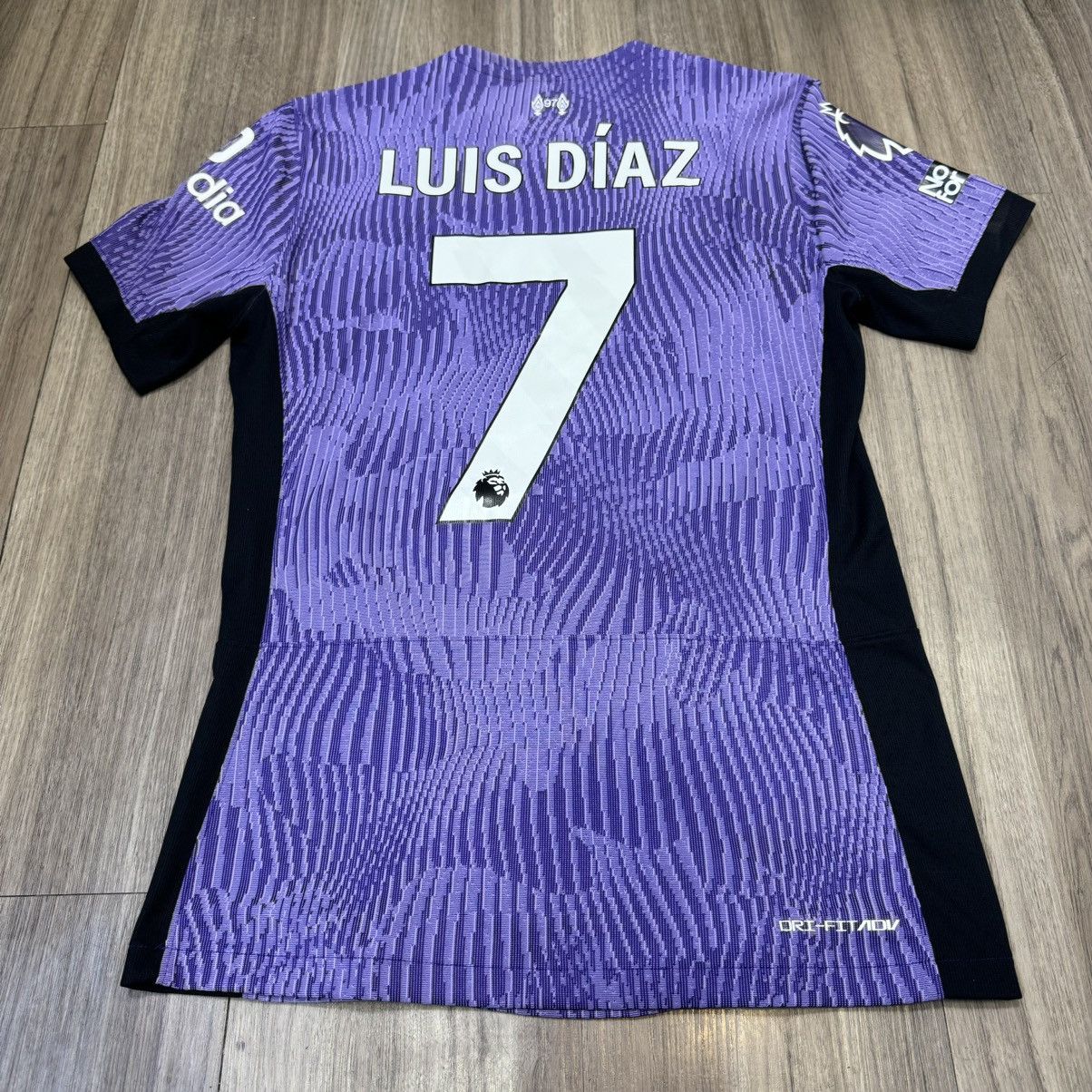 Nike Liverpool 22/23 Match issued/worn away shirt #7 Luis Diaz Size US M / EU 48-50 / 2 - 2 Thumbnail