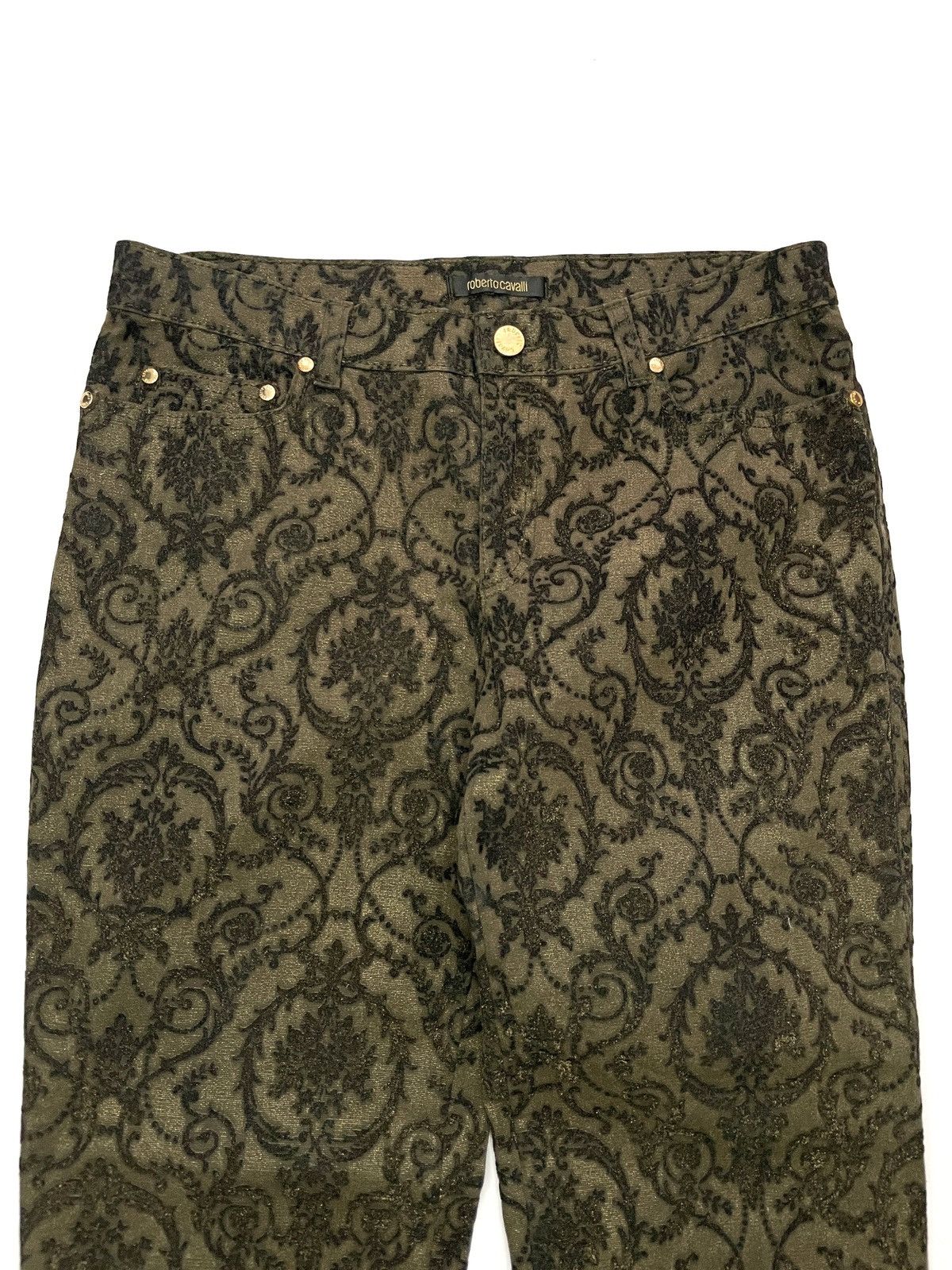 Just Cavalli Roberto Cavalli Pattern Pants Size 32" / US 10 / IT 46 - 7 Thumbnail