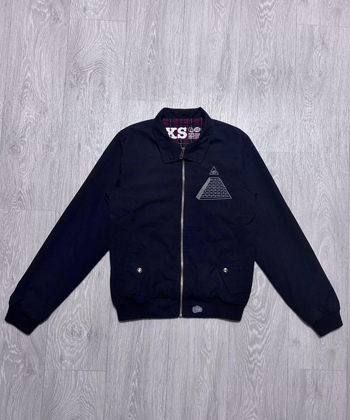 Cheap Monday Vtg Cheap Monday Embroidered Logo Black Bomber Plaid Inner Size US XS / EU 42 / 0 - 3 Thumbnail