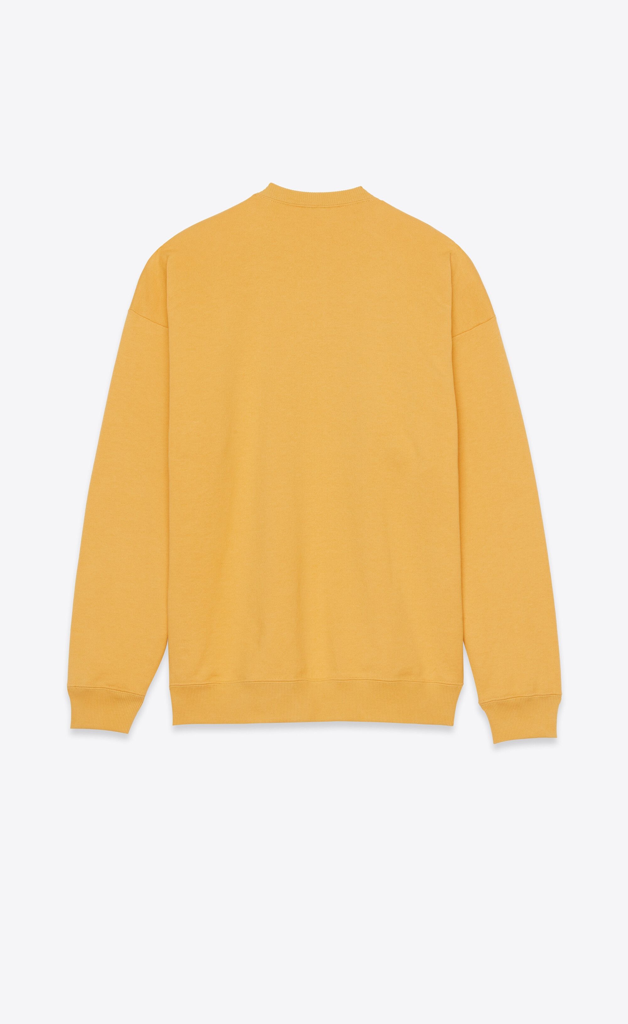Saint Laurent Paris oc11z0126 782051 Sweatshirt & Hoodie in Yellow Size US L / EU 52-54 / 3 - 2 Thumbnail