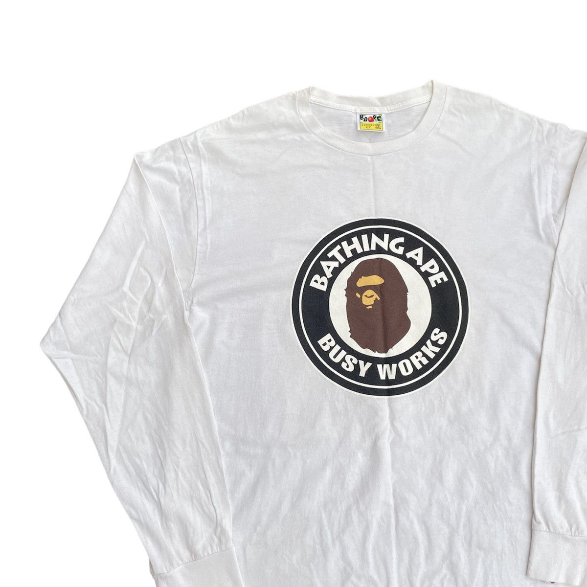 Bape × Nigo × Vintage Vintage Bathing Ape (Bape) Longsleeve Busy Work Size US XXL / EU 58 / 5 - 3 Thumbnail