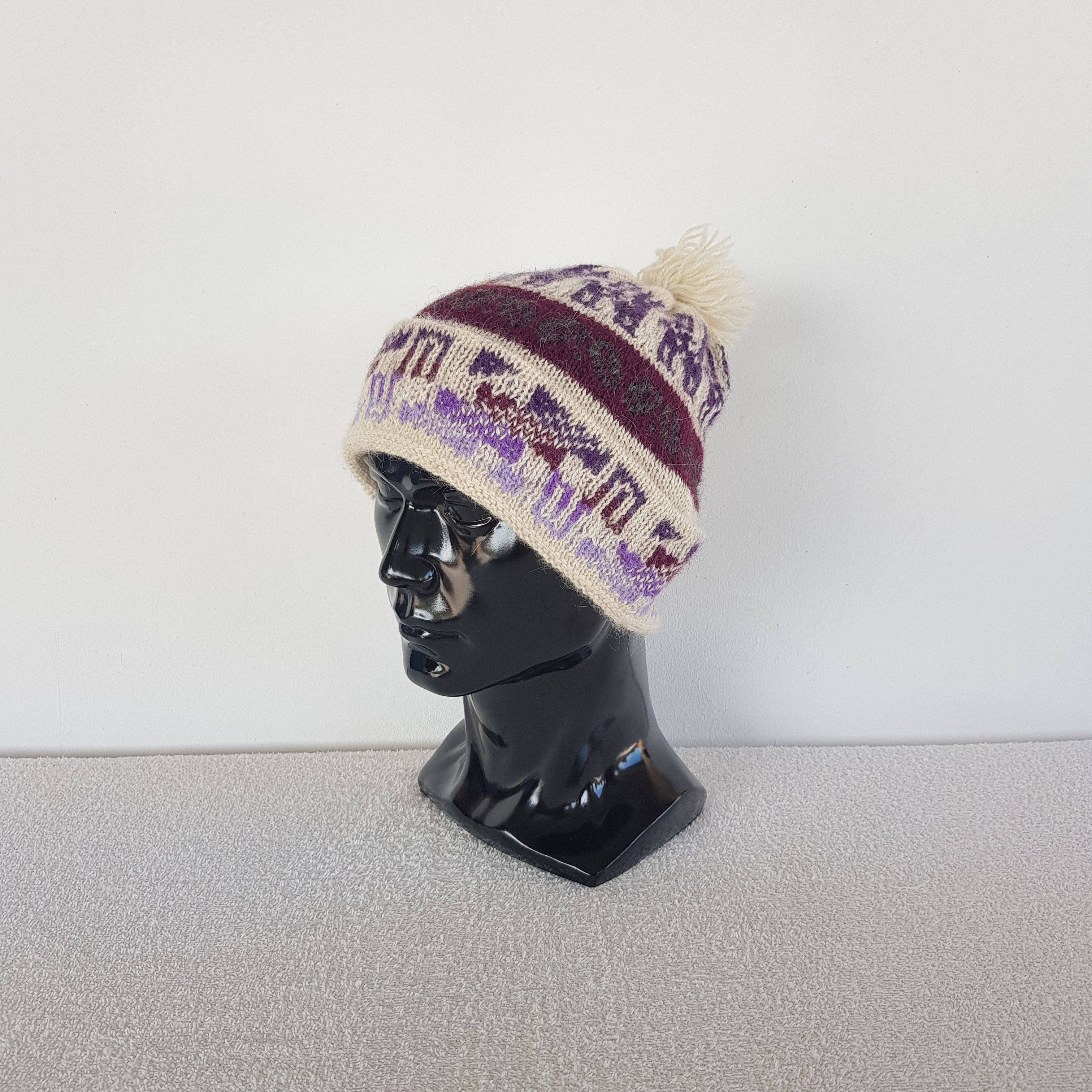 Japanese Brand Vintage Japanese Ski Beanie Ribbed Knit Snow Caps Hats. Size ONE SIZE - 2 Thumbnail