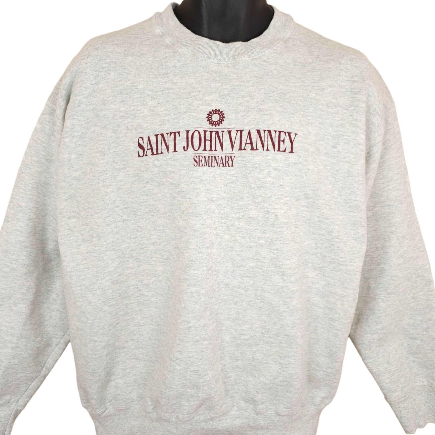 Fruit Of The Loom VINTAGE Saint John Vianney Seminary Sweatshirt Mens Size Large Gray 90s Catholic Sweatshirt Mens Size L Gray 90s Catholic Size US L / EU 52-54 / 3 - 2 Thumbnail