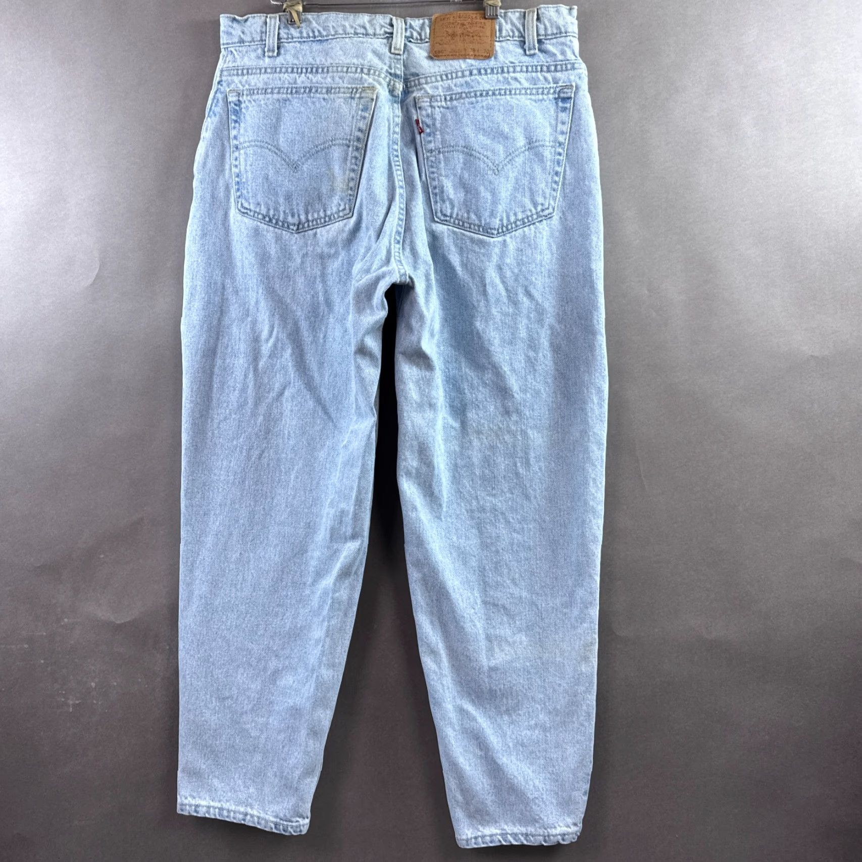 Levi's VINTAGE Levi's 560 Jeans Mens 38x30 Blue Denim Cotton 5-Pocket Loose Tapered Regular Fit USA Pants Workwear Mens Size US 38 / EU 54 - 3 Thumbnail