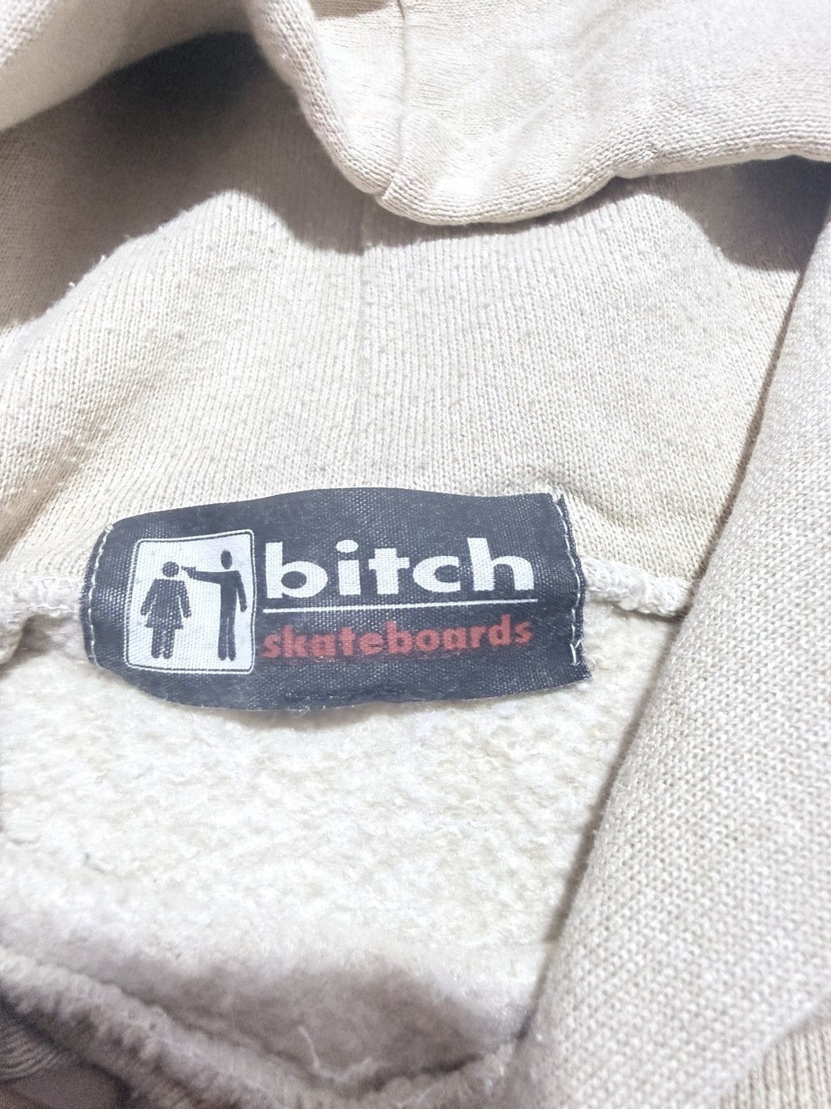 Vintage Vtg 90s Bitch skateboard hoodie Size US M / EU 48-50 / 2 - 3 Thumbnail