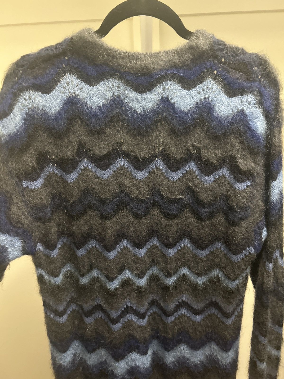 Marni Marni Mohair Ocean Zig Zag Size US M / EU 48-50 / 2 - 2 Thumbnail