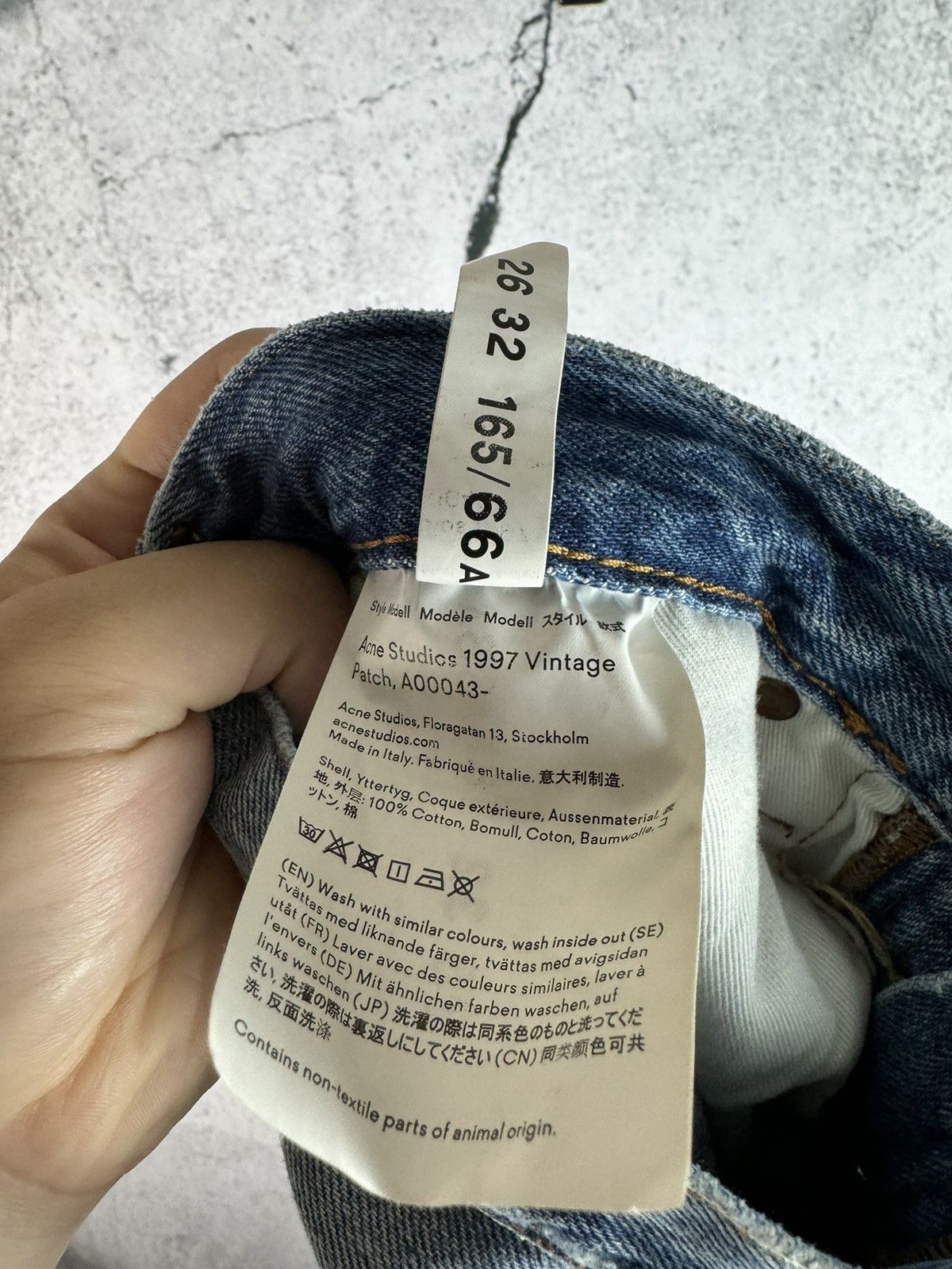 Acne Studios Acne studios 1997 vintage patch slim jeans designer quality Size US 26 / EU 42 - 4 Thumbnail