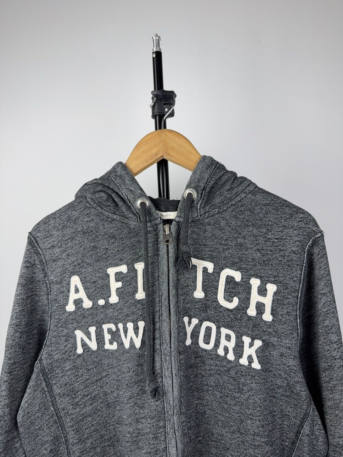 Abercrombie & Fitch Vintage Y2K Abercrombie & Fitch Zip Hoodie New York Logo M Size US M / EU 48-50 / 2 - 2 Thumbnail