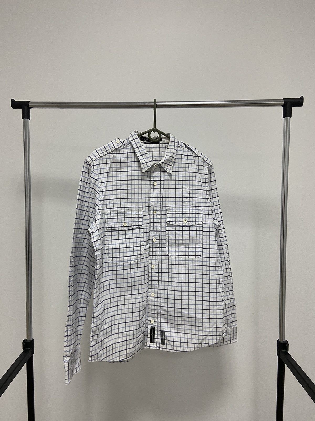 Stone Island × Vintage Stone Island Denims Check Shirt Compass Italy Size US L / EU 52-54 / 3 - 1 Thumbnail