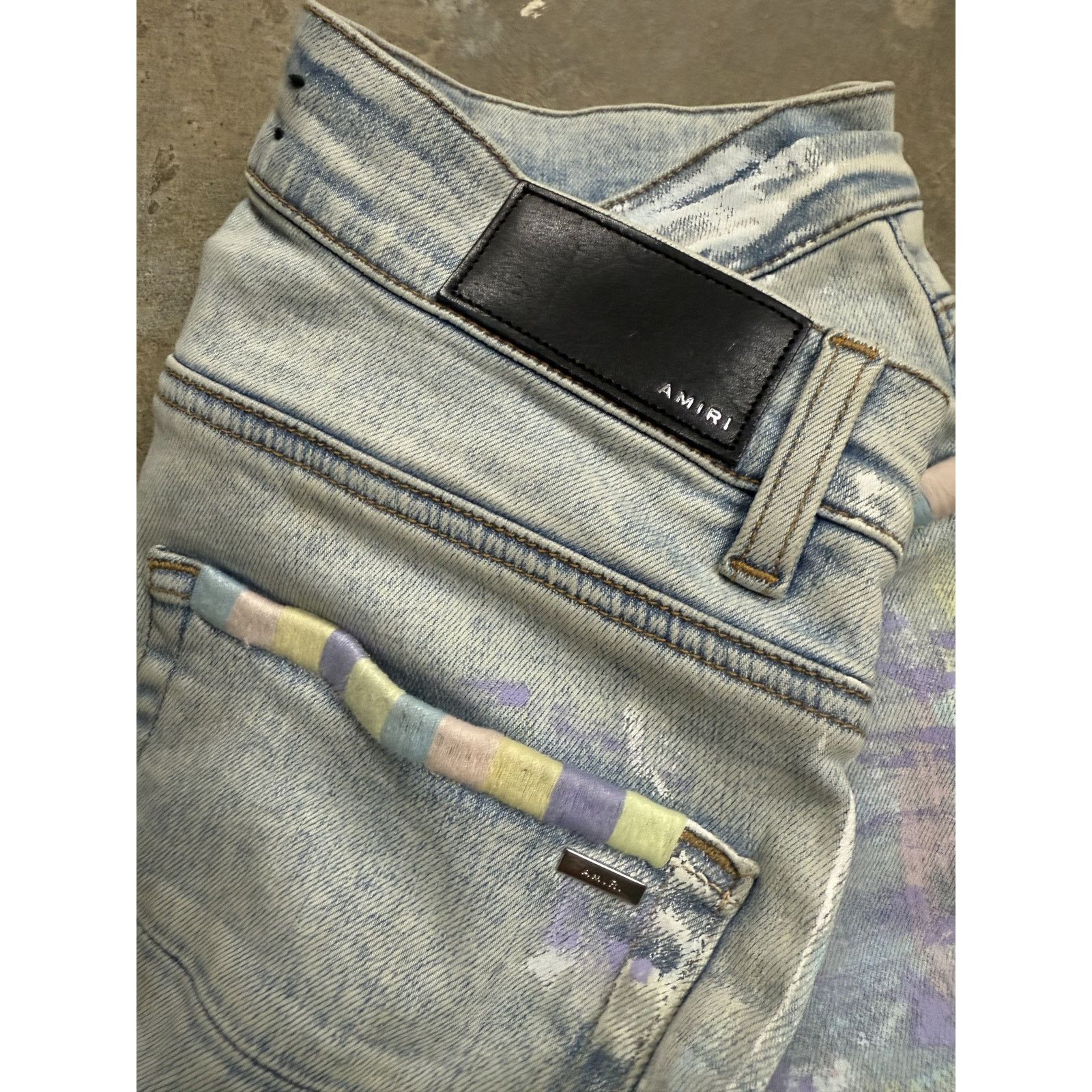 Amiri Amiri Jeans Light Wash Easter Thrasher Used 30 Size US 30 / EU 46 - 4 Thumbnail