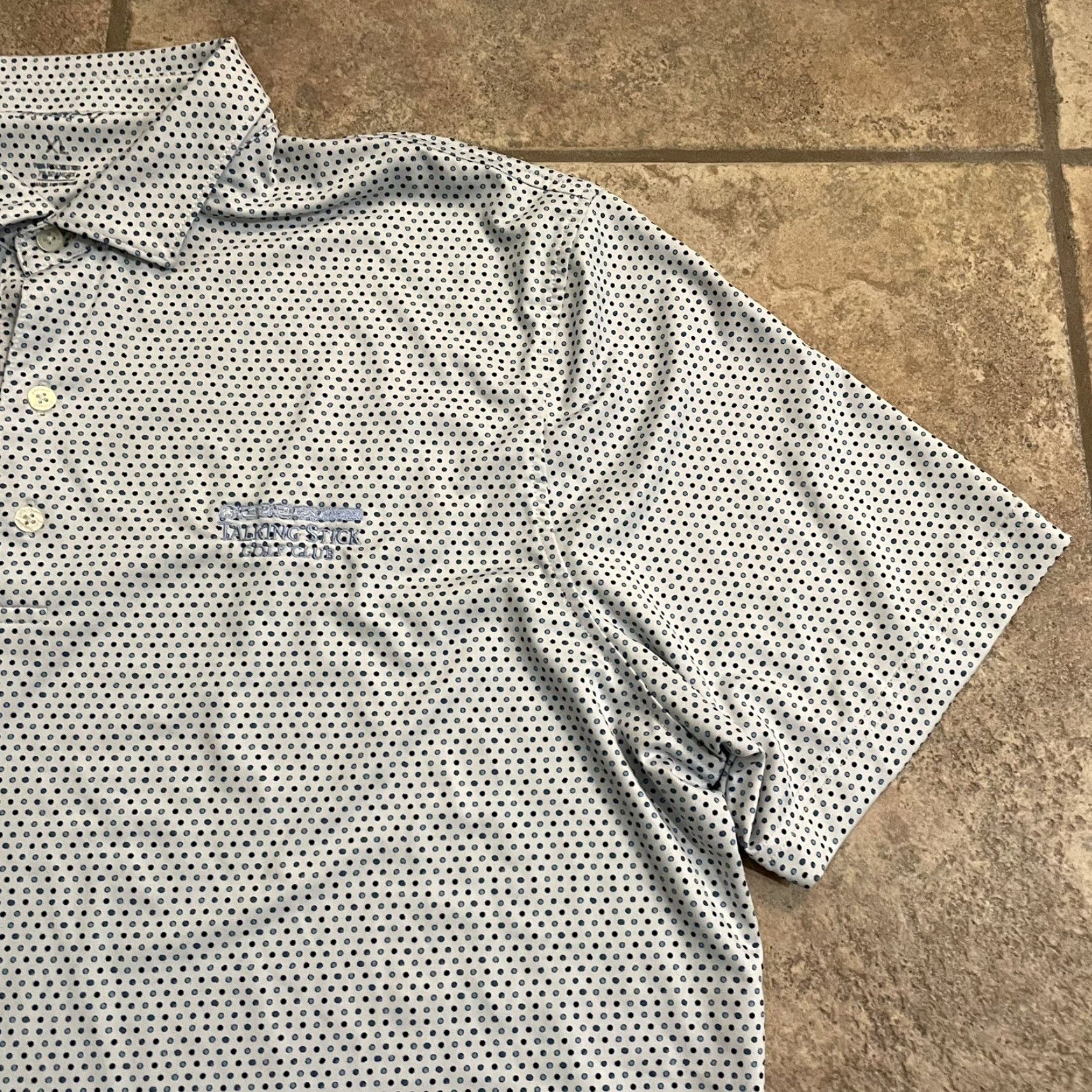 johnnie-O johnnie-O polo shirt Mens XL Polyester Blend Blue Size US XL / EU 56 / 4 - 2 Thumbnail
